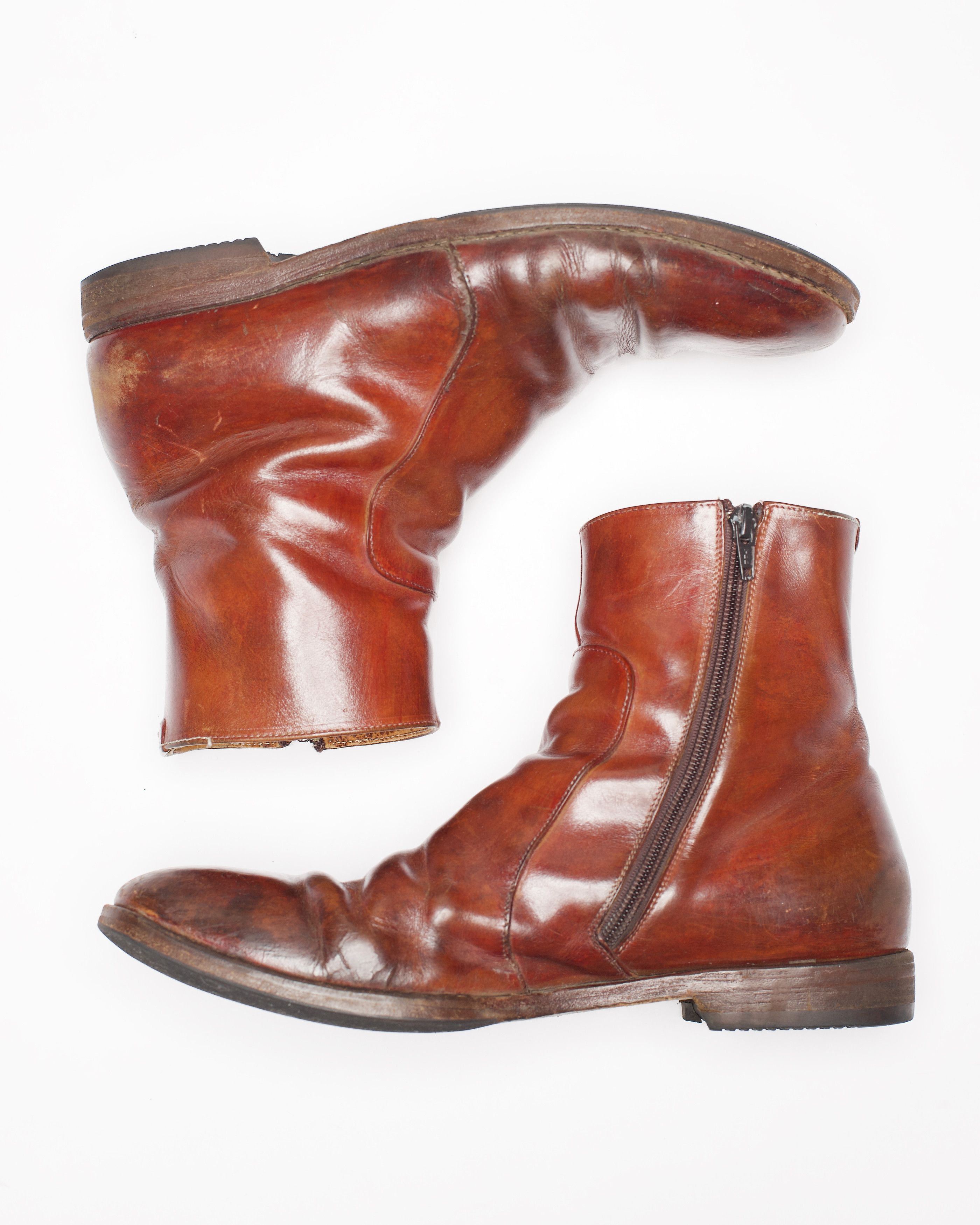 〈Maison Margiela〉REPLICA/Campus boots/43 Leather boots Maison Martin Margiela Black size 43 EU in Leather