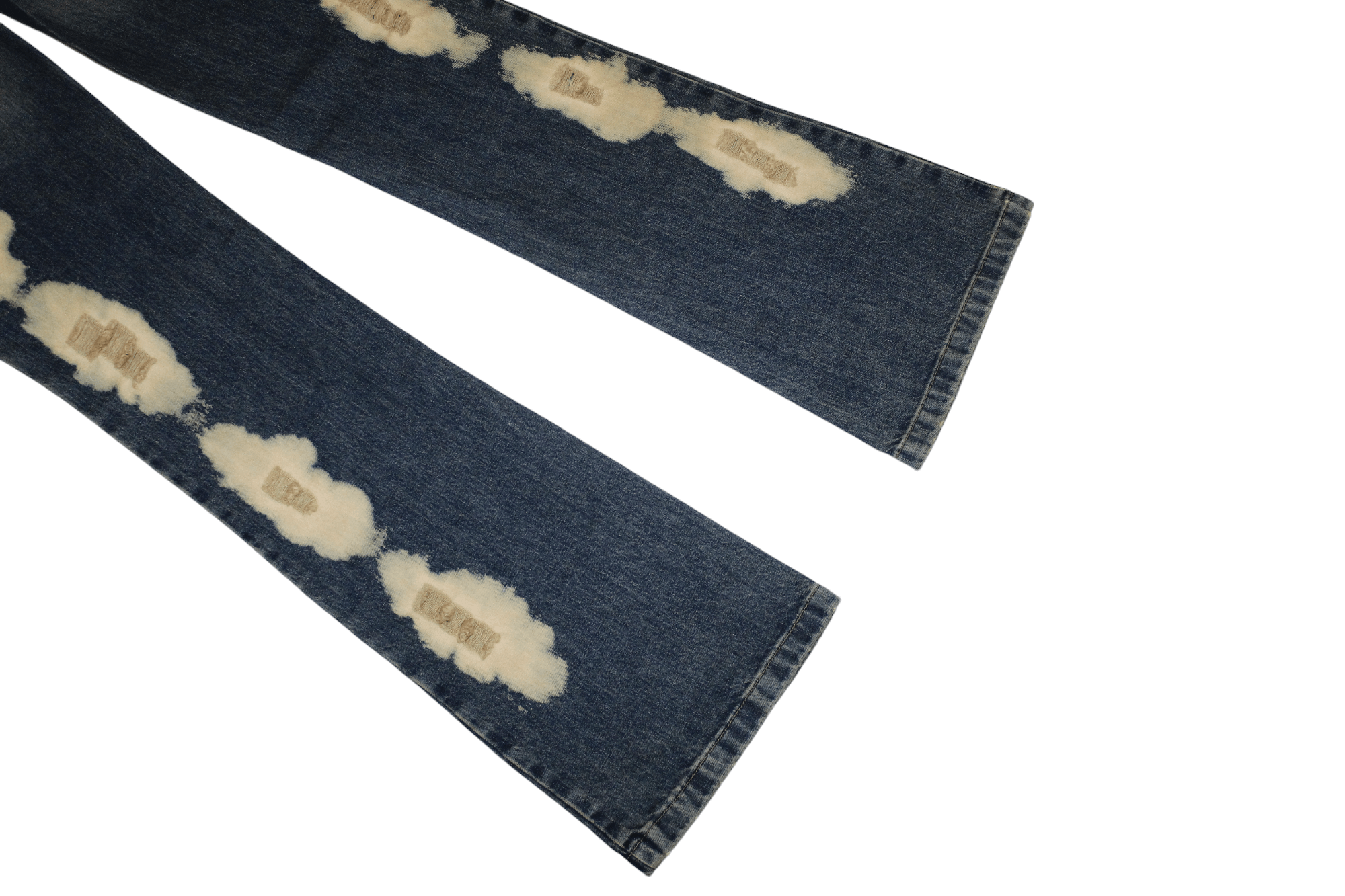 John Richmond Richmond Denim Bootcut Distressed Stonewashed Blue Jeans Size US 30 / EU 46 - 11 Thumbnail