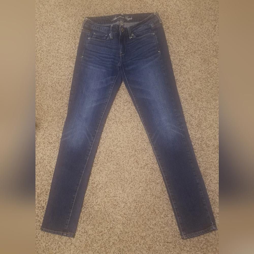 American Eagle Outfitters American Eagle Stretch Skinny Jeans Size 2 Size 26" / US 2 / IT 38 - 2 Thumbnail