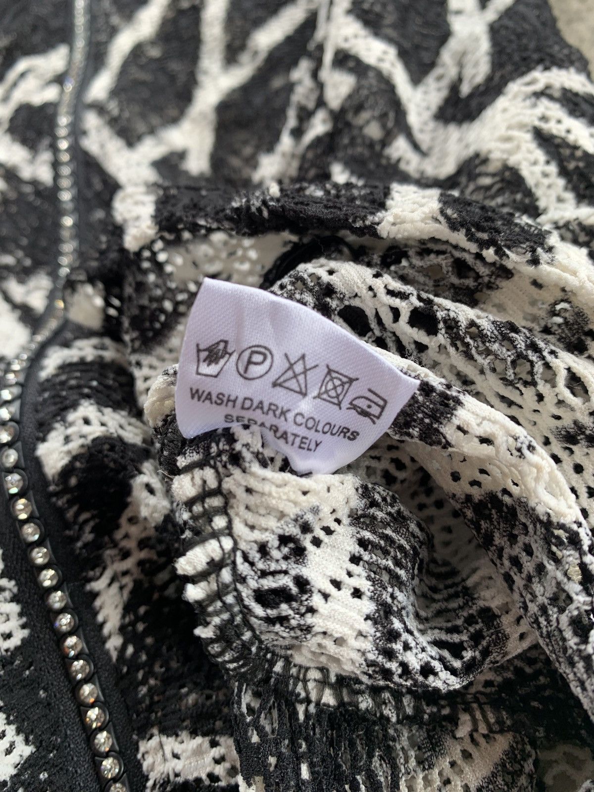 Japanese Brand Qianrisnei Crazy Open Grunge Zip Hoodie Stylish Size M / US 6-8 / IT 42-44 - 13 Thumbnail