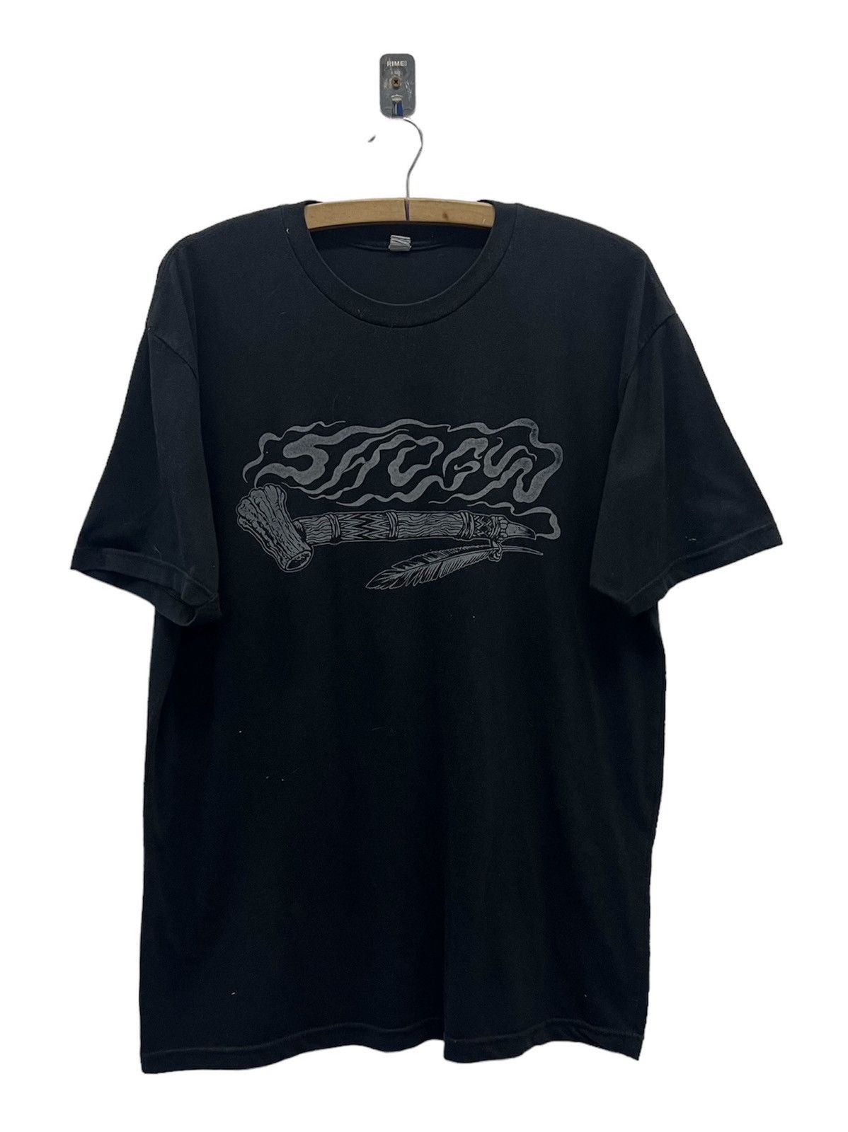 Band Tees × Next Level Apparel APACHE BLACK LAVA Indian Skull Motorcycle Size US L / EU 52-54 / 3 - 2 Thumbnail