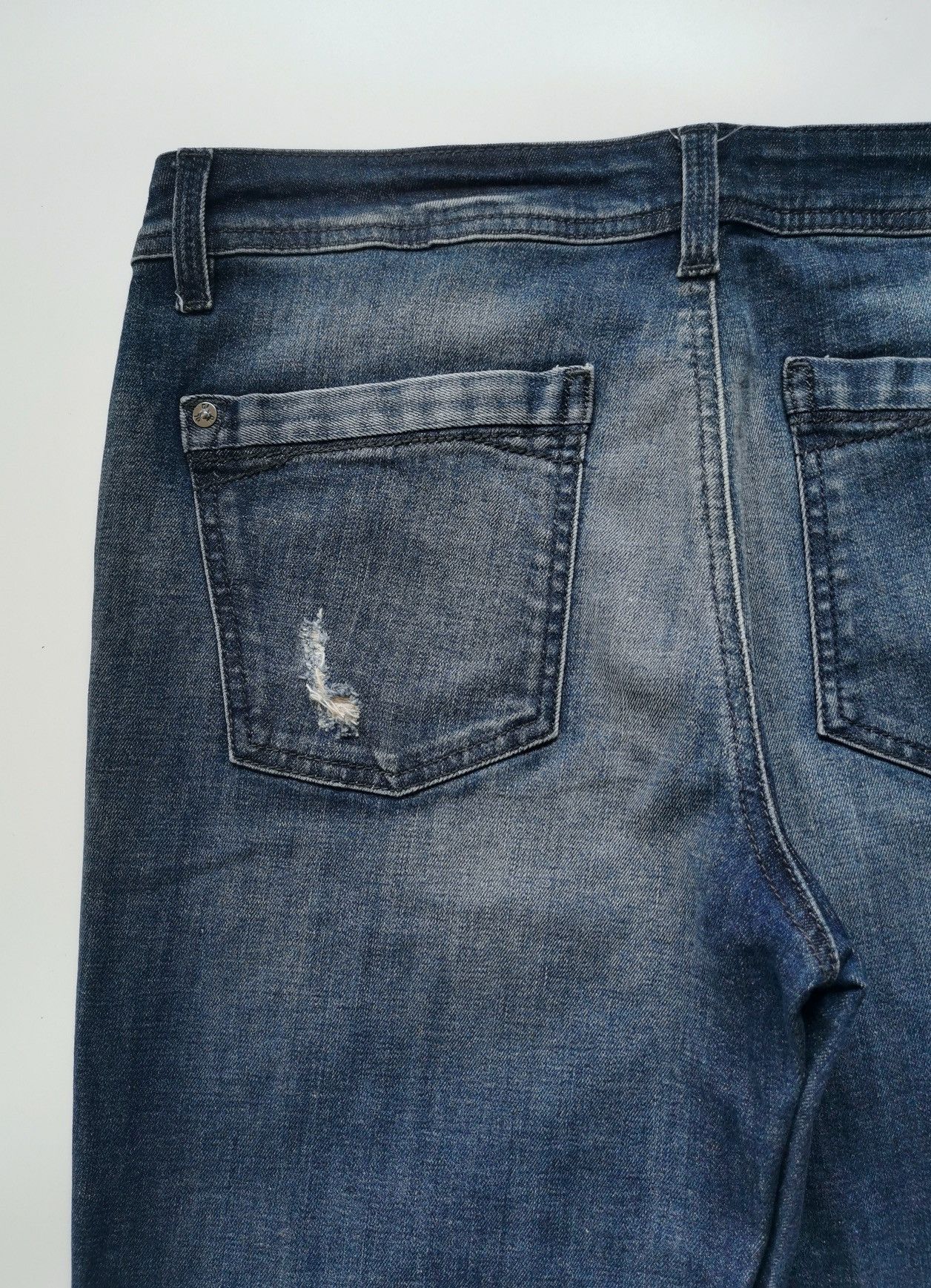 DL1961 DL1961 Joy High Rise Flare Bootcut Revolt Distressed Jeans Size 32" / US 10 / IT 46 - 9 Thumbnail