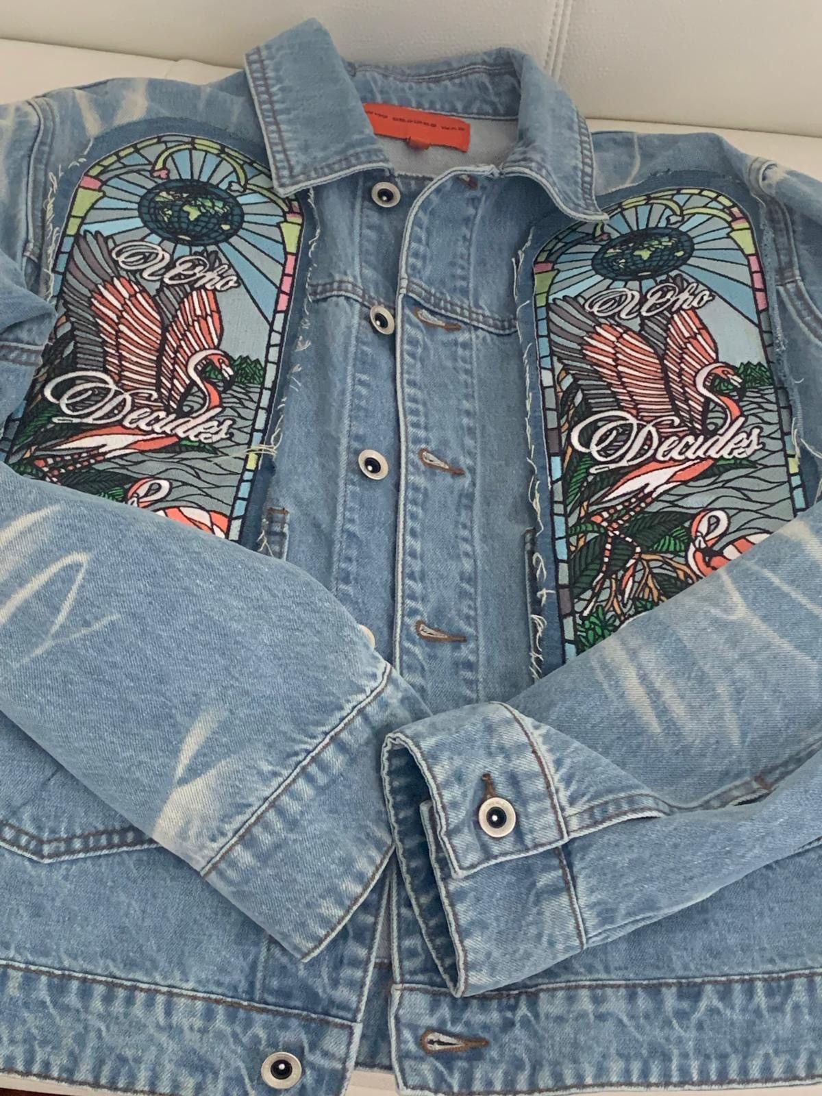 Who Decides War Who Decides War Denim Jacket Size US S / EU 44-46 / 1 - 1 Thumbnail