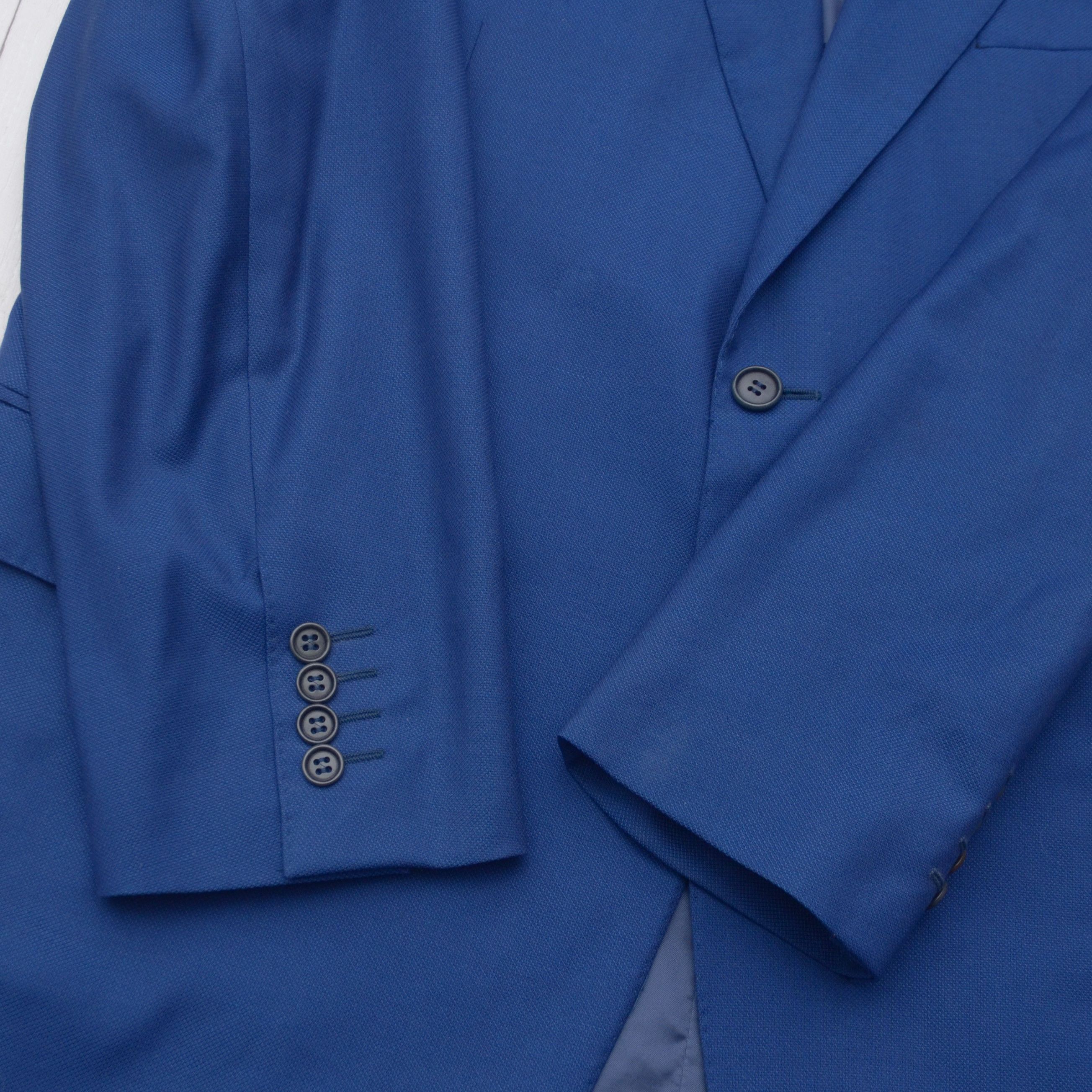 Lanvin Luxury Lanvin Blue Blazer Wool 2 button 56R Made in Italy Size 46R - 6 Thumbnail