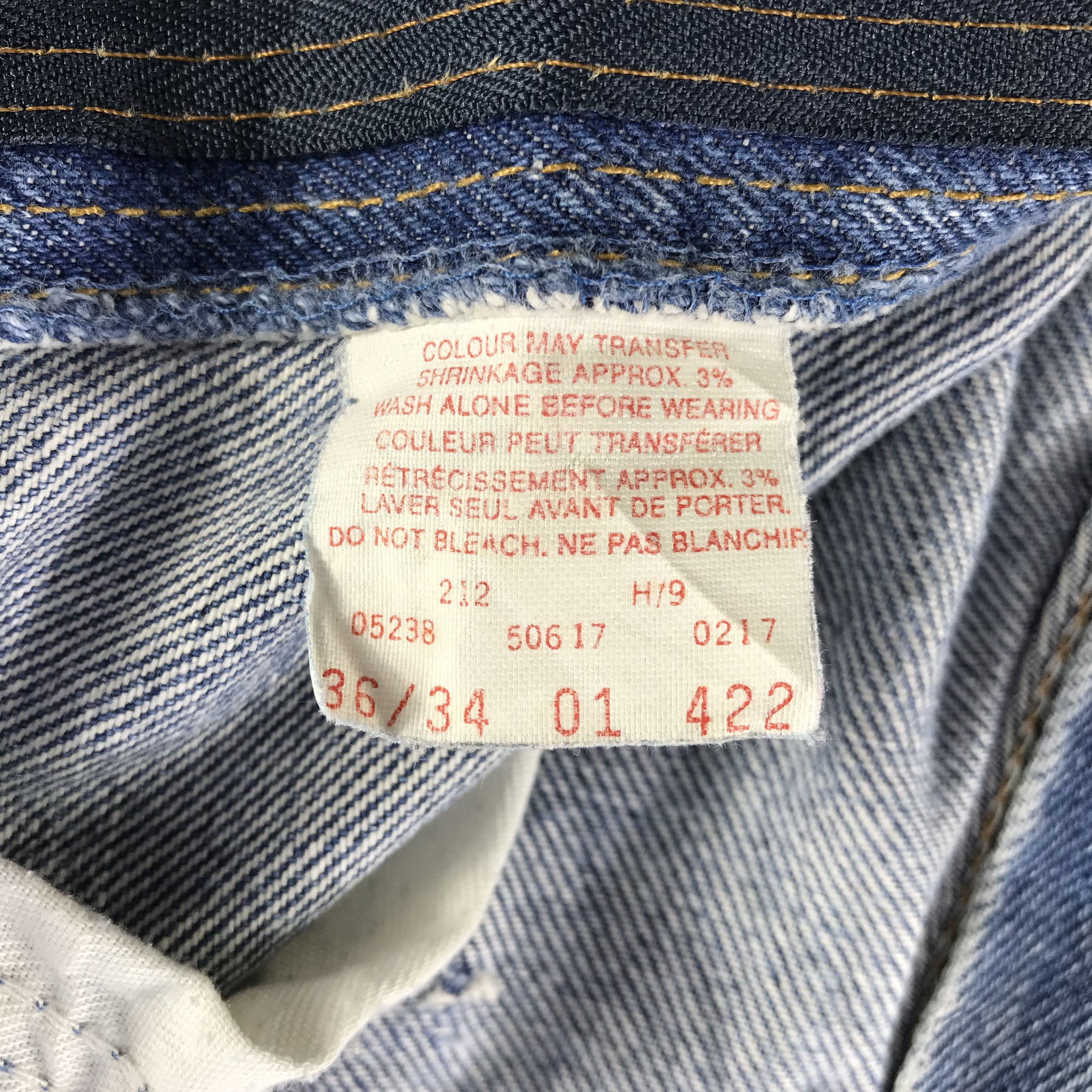 Levi's Vintage Levis 617 Jeans Medium Wash Denim KJ3379 Size US 36 / EU 52 - 11 Thumbnail