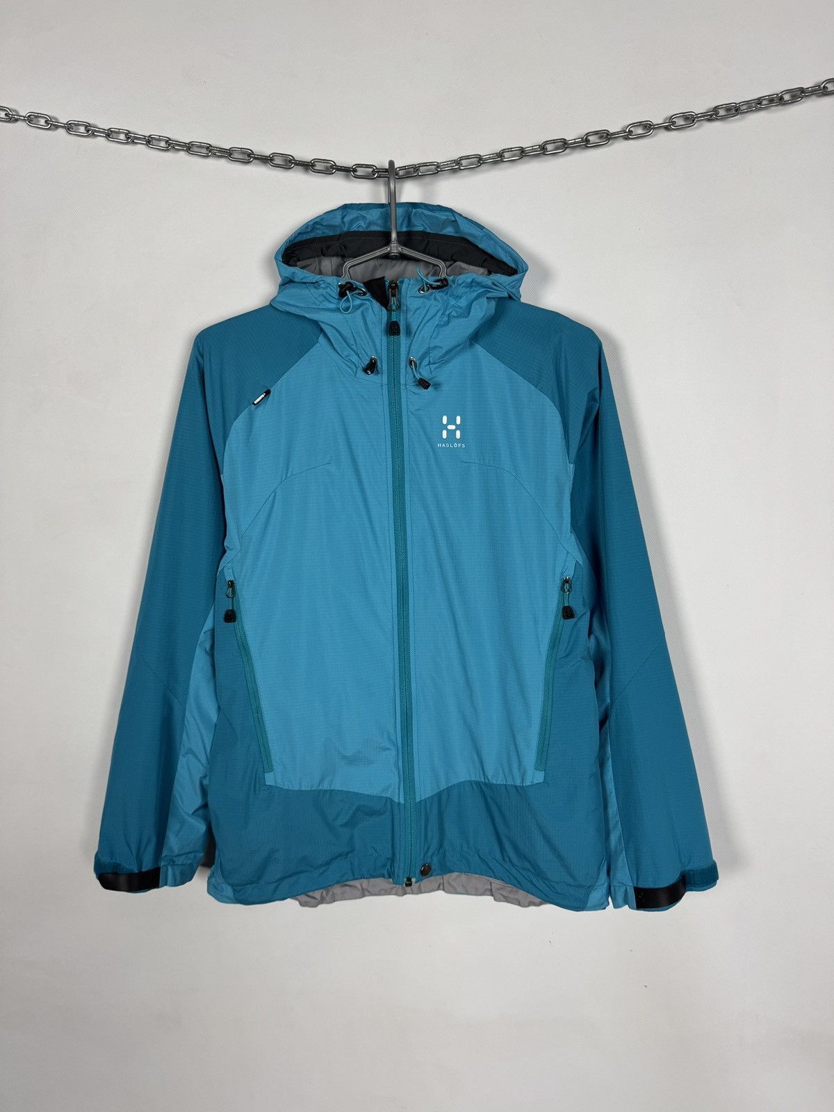 Haglofs Haglofs Windstopper Jacket Outdoor Blue Windbreaker Size M Size M / US 6-8 / IT 42-44 - 1 Thumbnail