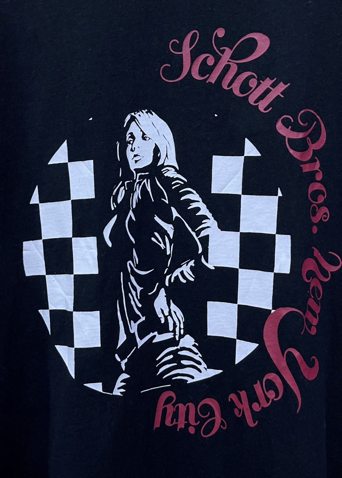 Schott Schott NYC Iconic Girl Graphic Raglan - Hysteric Glamour Era Size US XL / EU 56 / 4 - 2 Thumbnail