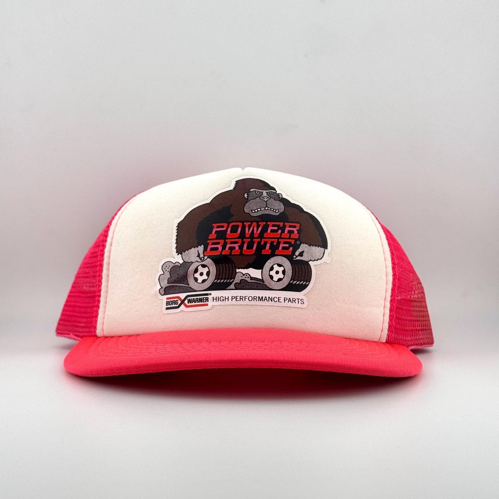 Vintage Vintage Borg Warner Power Brute Gorilla Trucker Hat Mesh Cap Size ONE SIZE - 1 Thumbnail