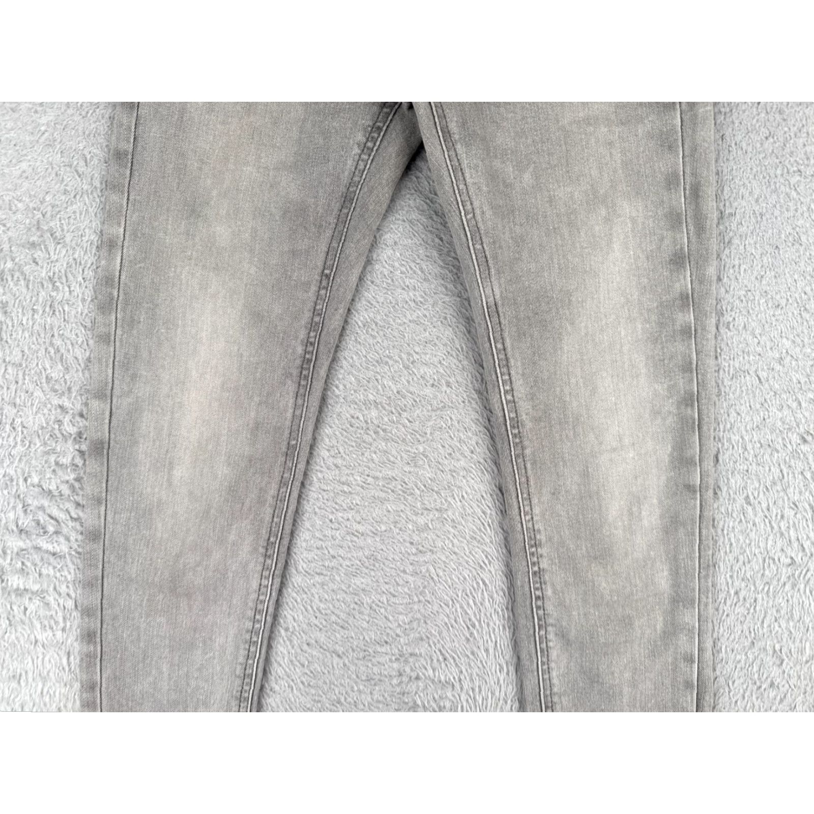 Stradivarius Stradivarius Jeans Womens Gray Skinny Regular Waist Cotton 23x27 Distressed Stretch Pockets 5-Pocket Design Vintage: No Feature: Medium Wash 2 Size 26" / US 2 / IT 38 - 3 Thumbnail