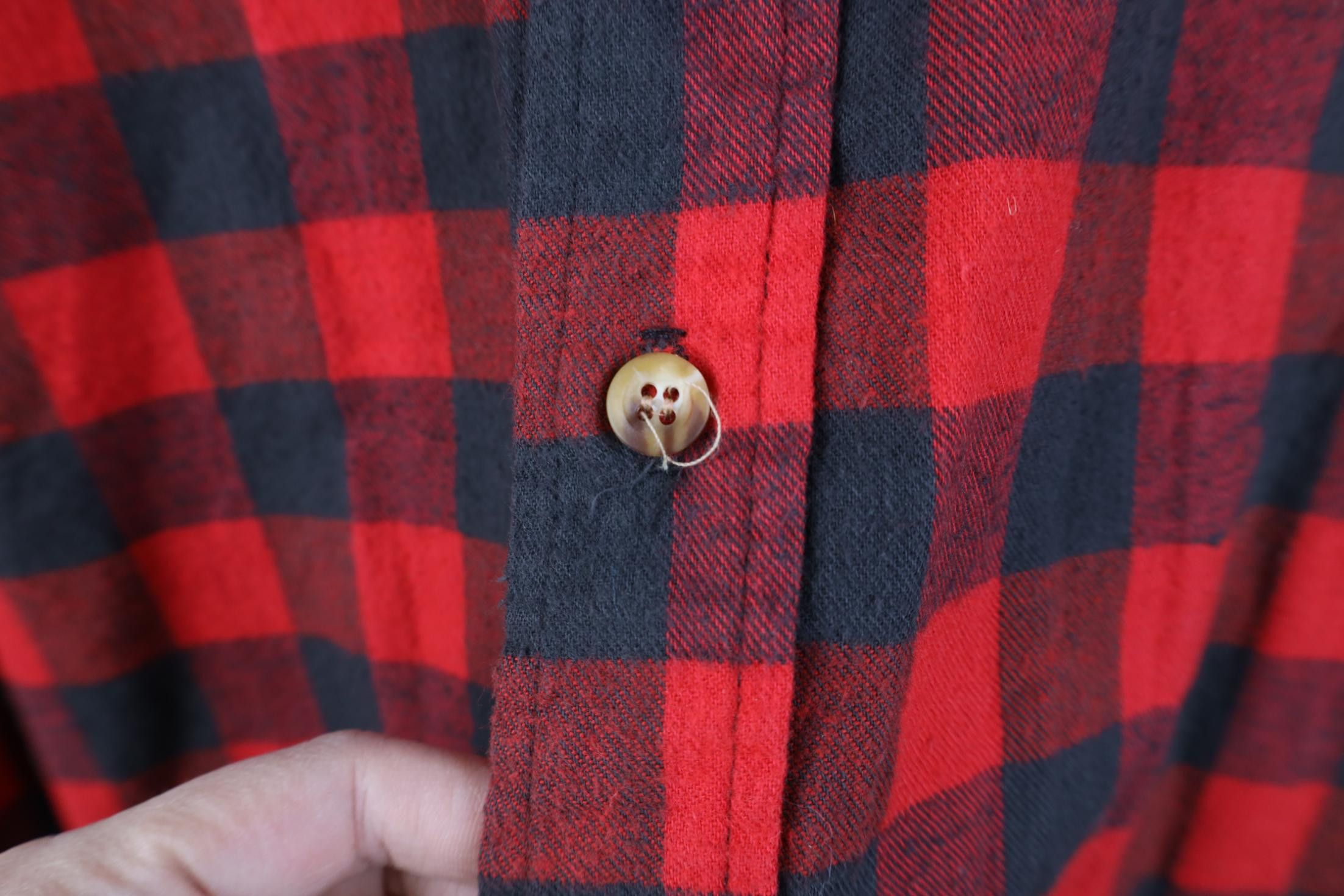 FiveBrother Vintage 70s Five Brother Collared Button Shirt Plaid USA Size US XL / EU 56 / 4 - 5 Thumbnail