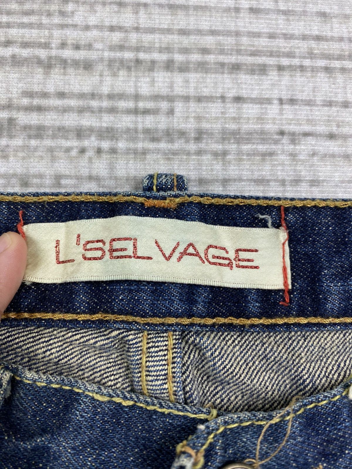 Hysteric Glamour × Vintage Vintage L’Selvage Jeans Distressed Denim Pants Size US 31 - 13 Thumbnail