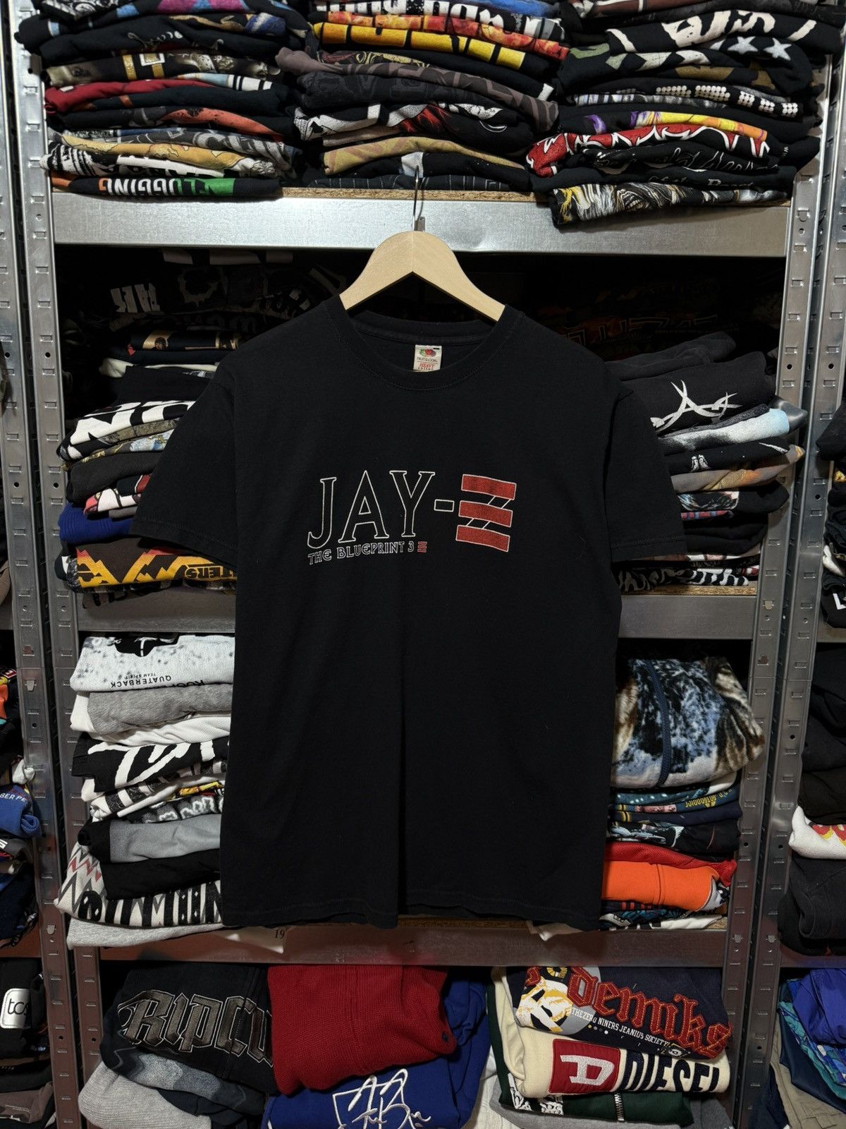 Rap Tees Vintage 2009 Jay Z Blueprint 3 Rap Tour T-Shirt Y2K Hype Size US L / EU 52-54 / 3 - 2 Thumbnail