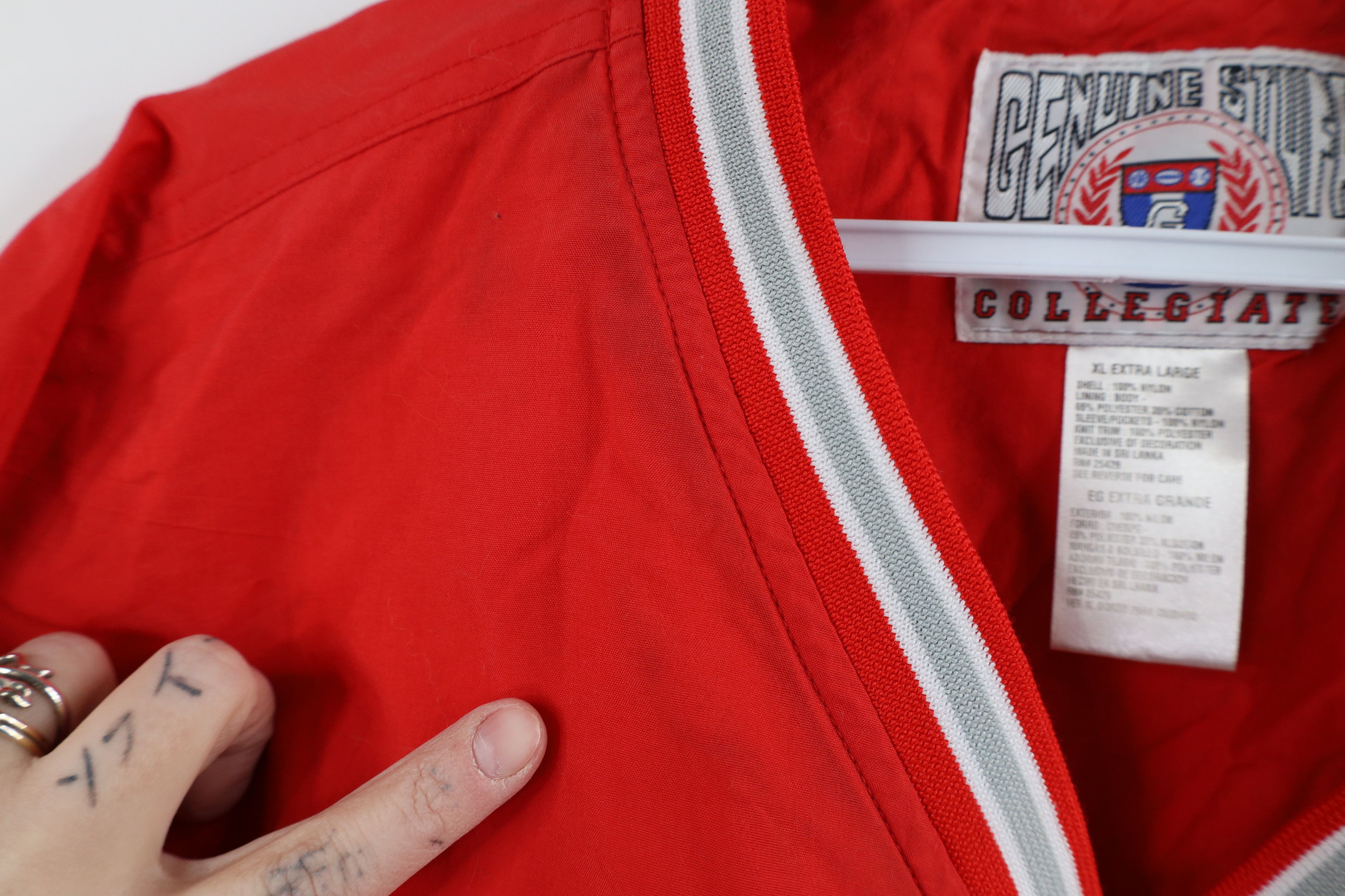 Vintage Vintage 90s Ohio State University Windbreaker Jacket Size US XL / EU 56 / 4 - 6 Thumbnail