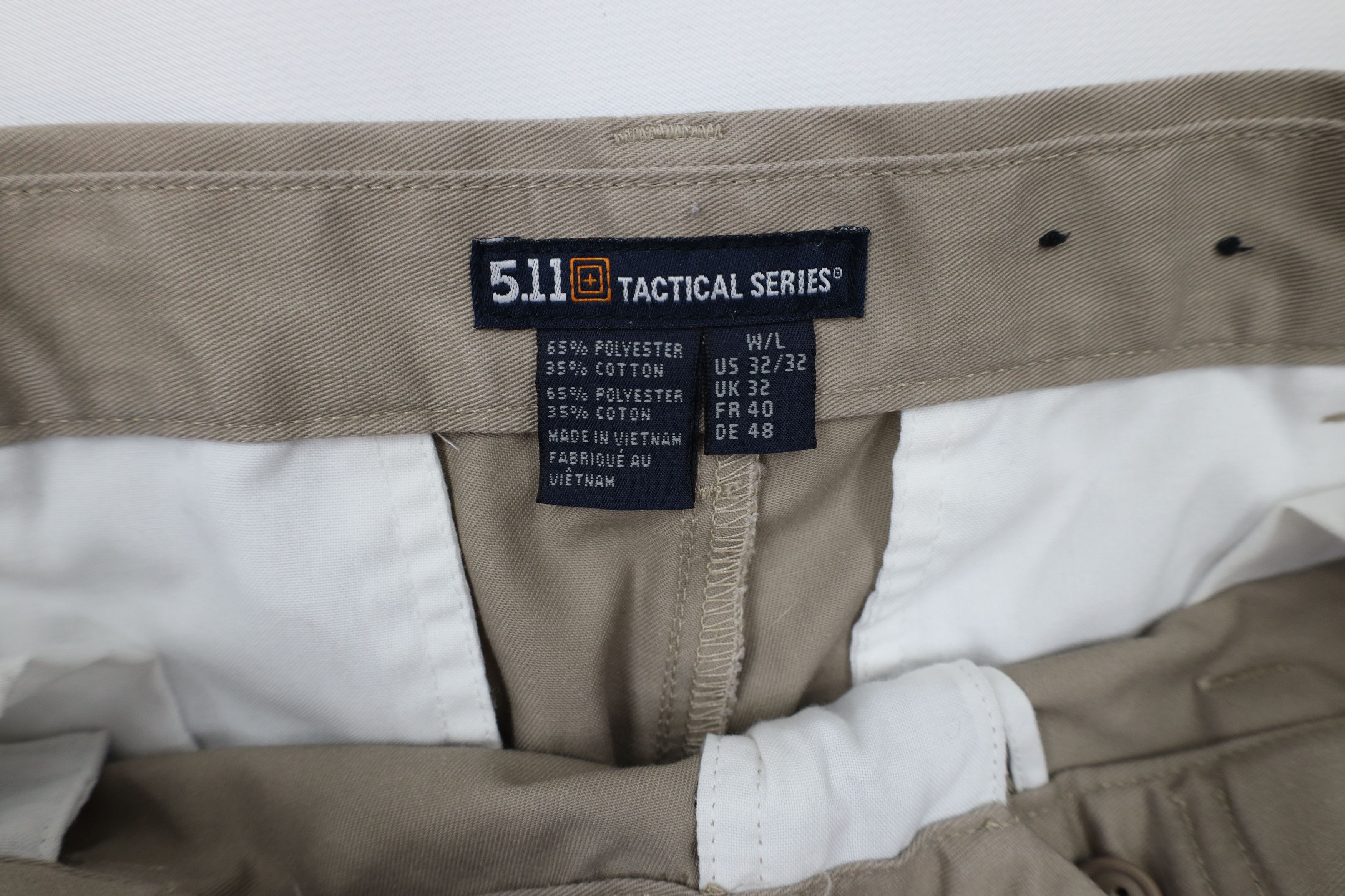 Vintage 5.11 Tactical Series Uniform Covert 2.0 Chino Pants Beige Size US 32 / EU 48 - 8 Thumbnail