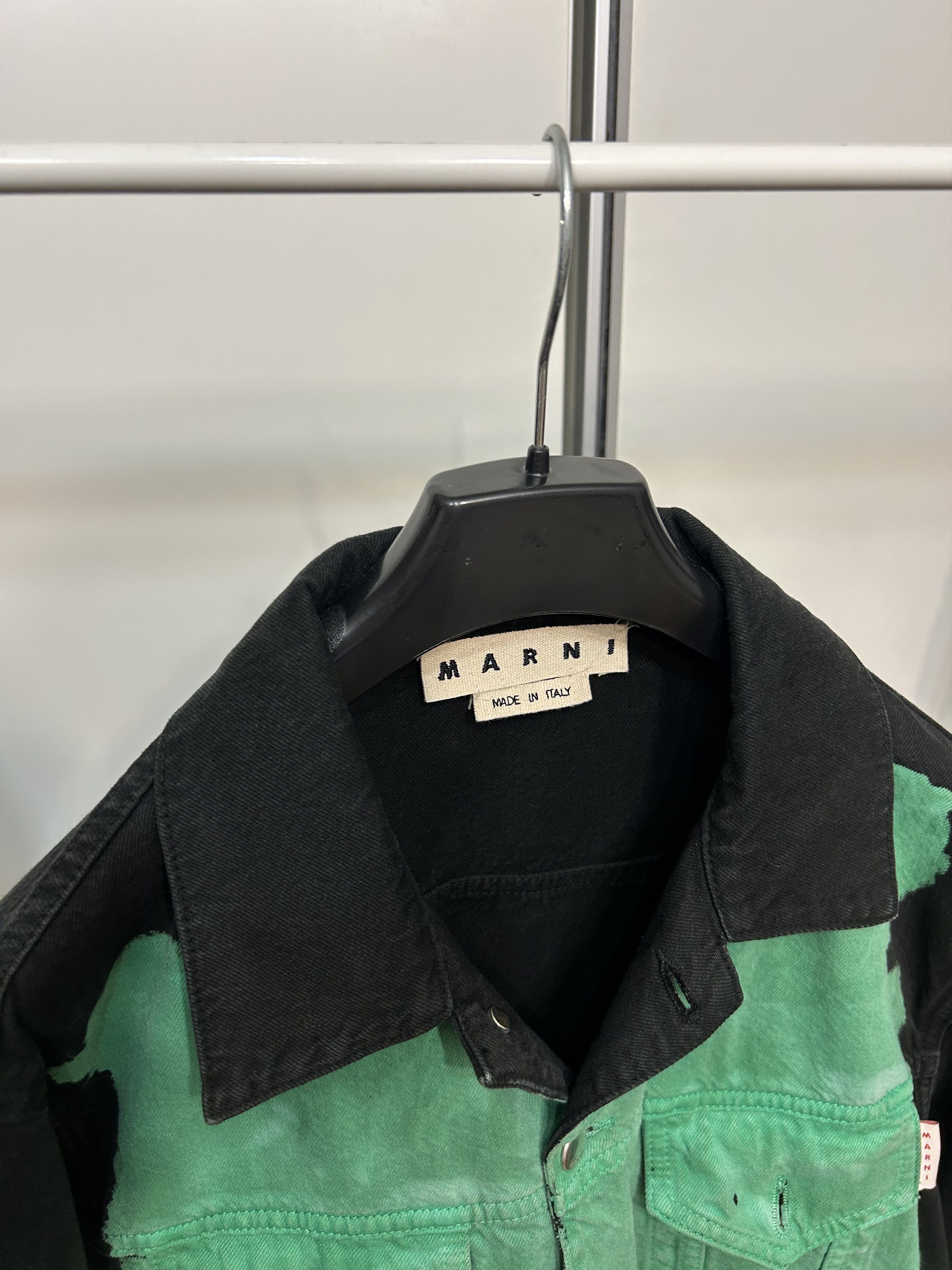 Marni MARNI Bleached Denim Jacket Size US M / EU 48-50 / 2 - 3 Thumbnail