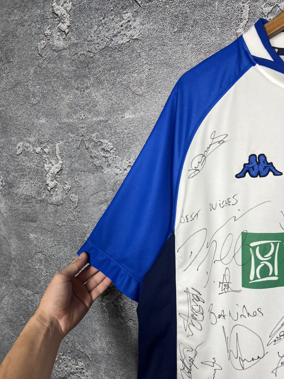 Kappa Vintage 2000 Blackburn Rovers Kappa Signed Jersey Tshirt Kit Size US XXL / EU 58 / 5 - 9 Thumbnail