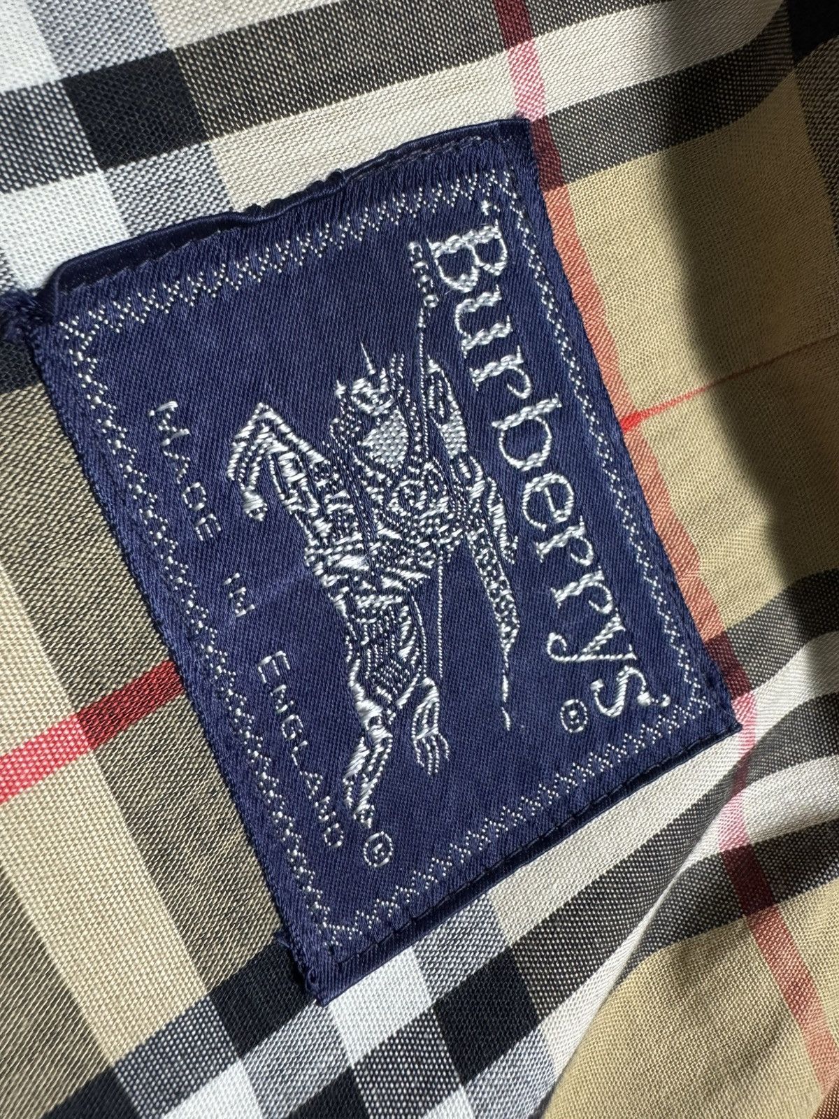 Burberrys Vintage 90’s Trench Coat Plaid
