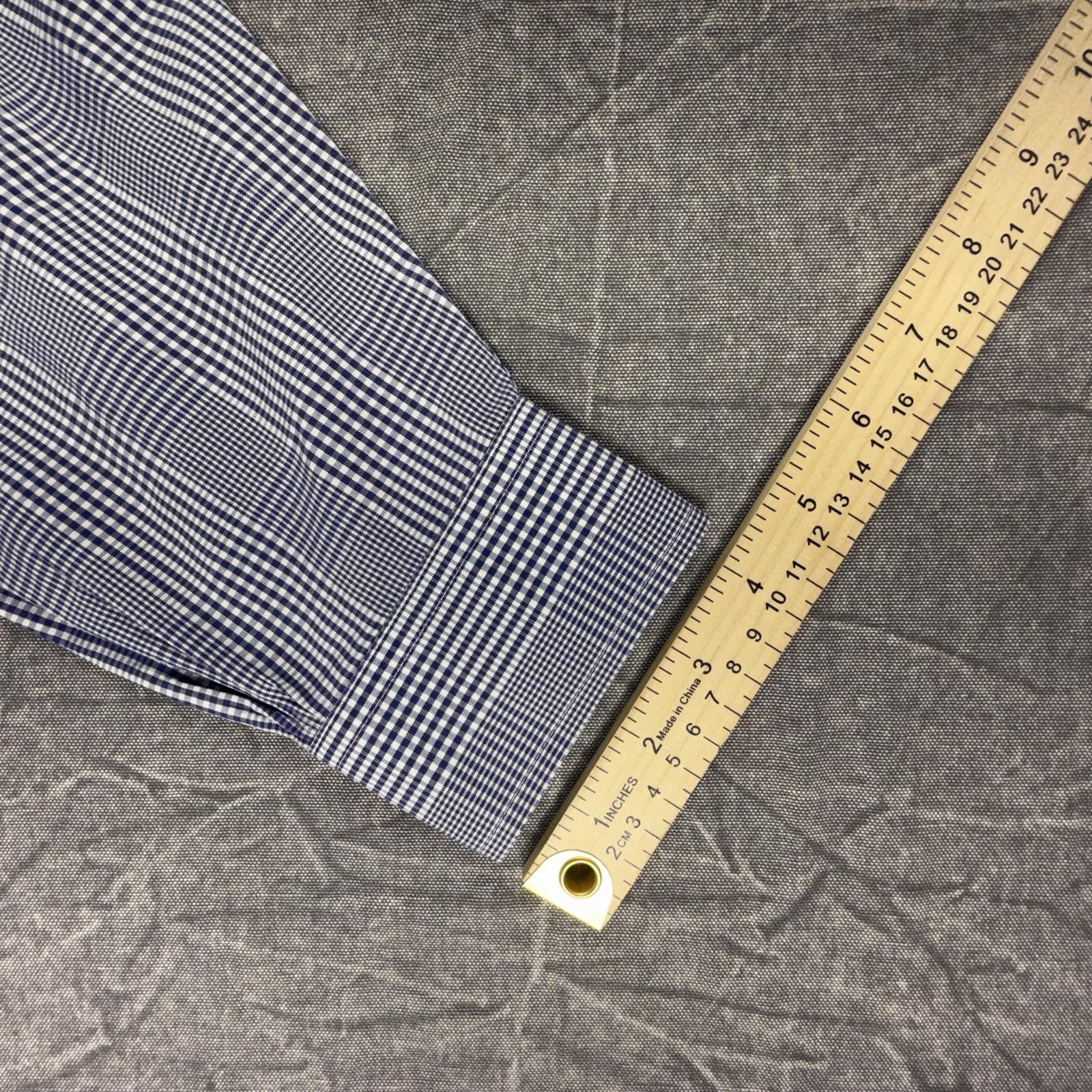 Brooks Brothers Brooks Brothers Shirt Men's 16 1/2 Blue Non-Iron Madison Size 42R - 6 Thumbnail