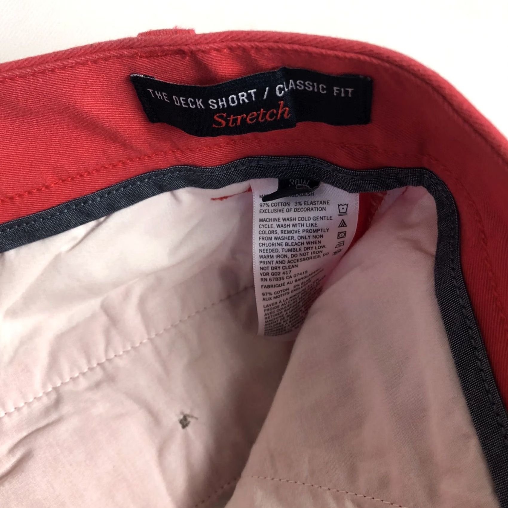 Nautica Nautica Coral Mens deck shorts Classic Fit Red Size 30x8.5 F21 Size US 30 / EU 46 - 5 Thumbnail