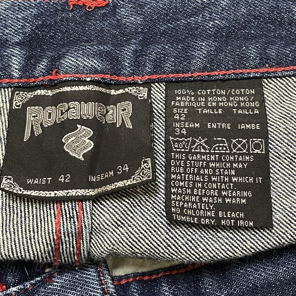 Rocawear Rare Vintage Rocawear Rapper Baggy Oversized Jeans 1990s Size US 42 / EU 58 - 11 Thumbnail