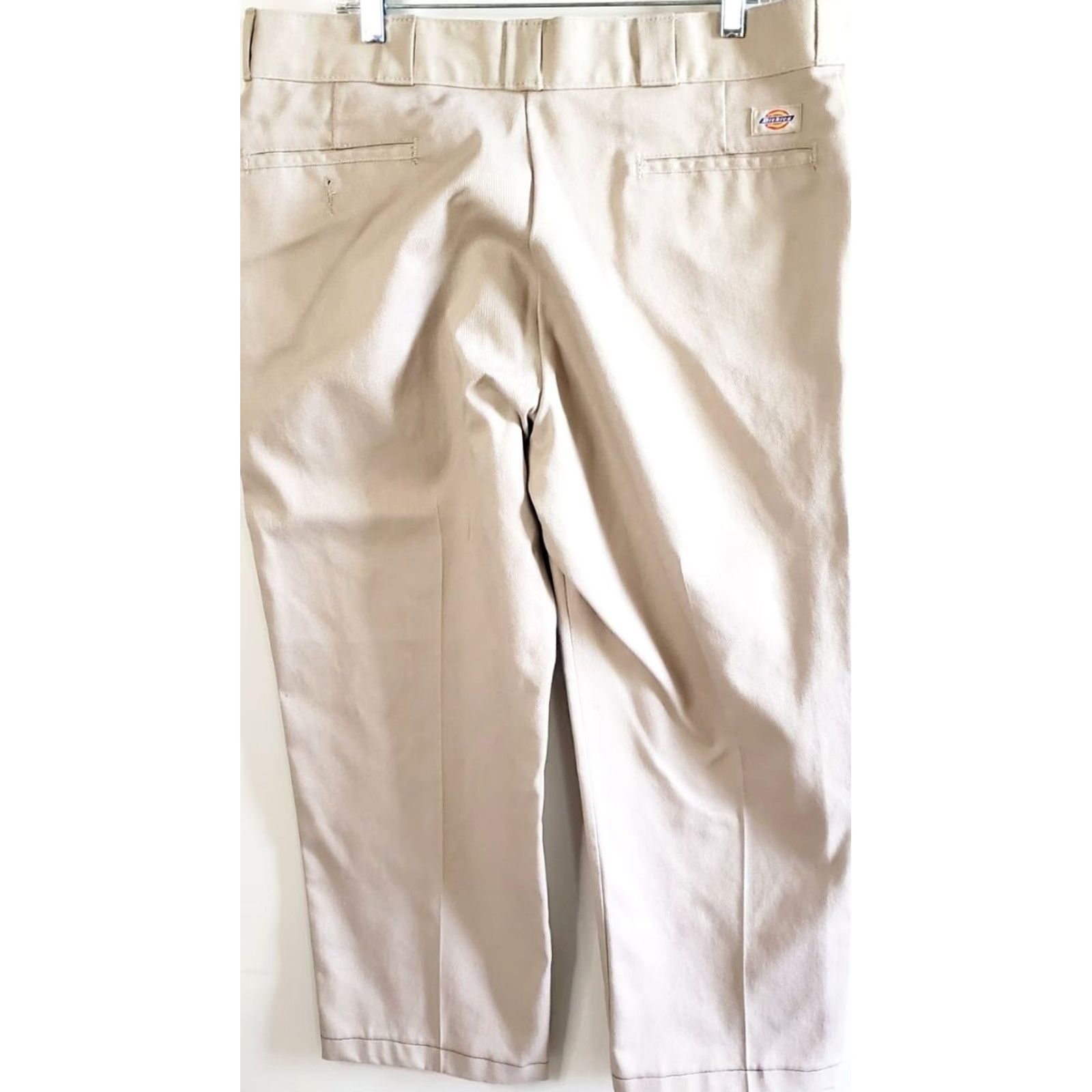 Dickies Dickies 874 Original Fit Men’s Work Pants Adult 38 x 28 Beige Khaki Chino Flat Front Regular Waist Belt Loops Veg? Size US 38 / EU 54 - 4 Thumbnail