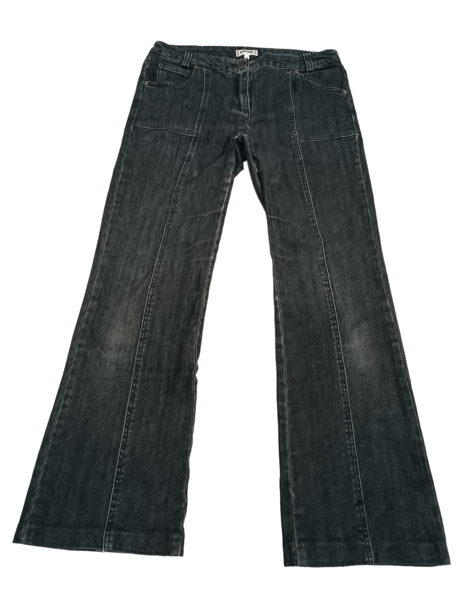 image of Mcgregor x Vintage Flared 80's High-Waist Flare Trousers Jeans in Black, Men's (Size 30)