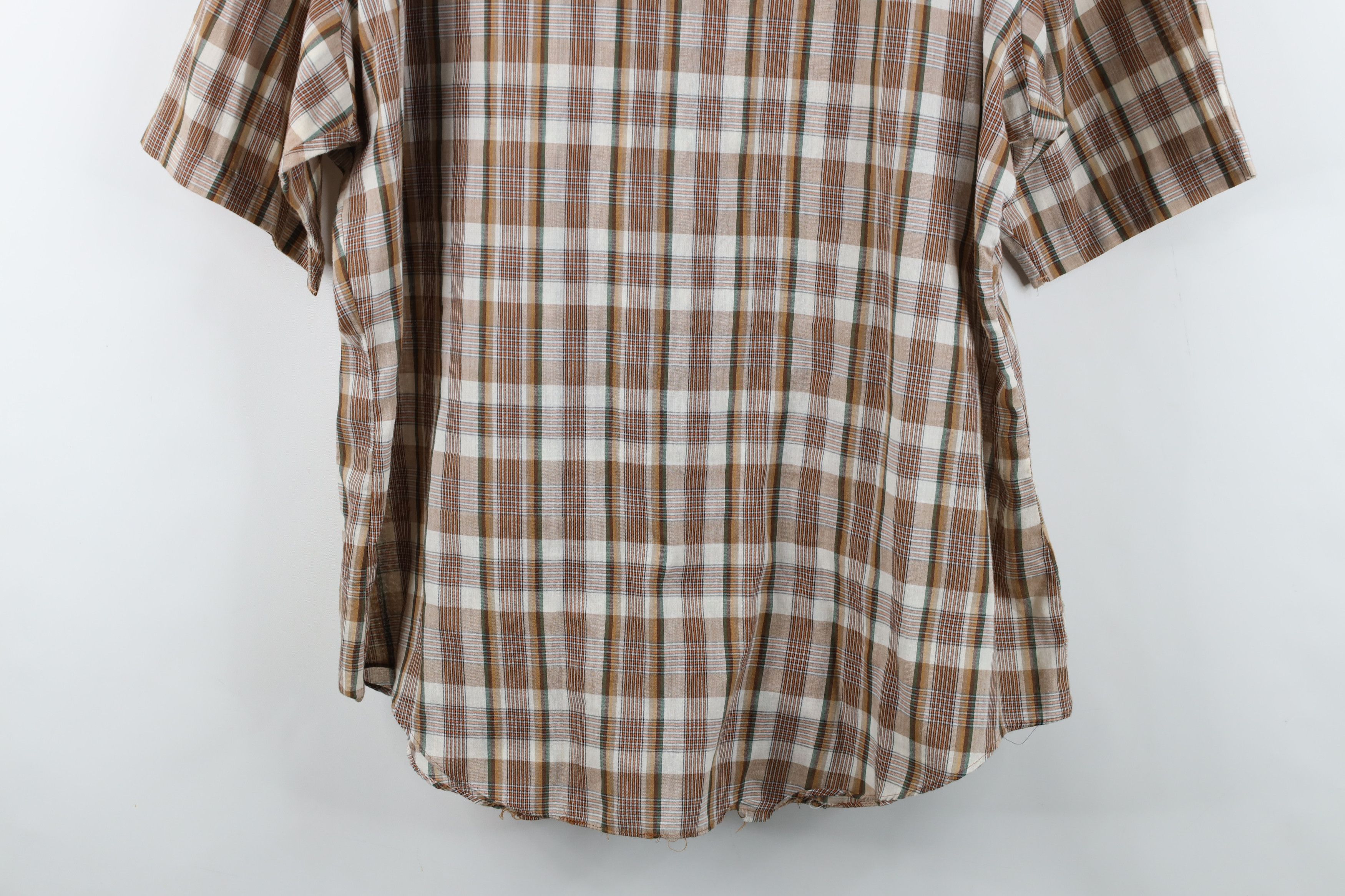 Vintage Vintage 70s Streetwear Western Short Sleeve Button Shirt Size US XL / EU 56 / 4 - 14 Thumbnail