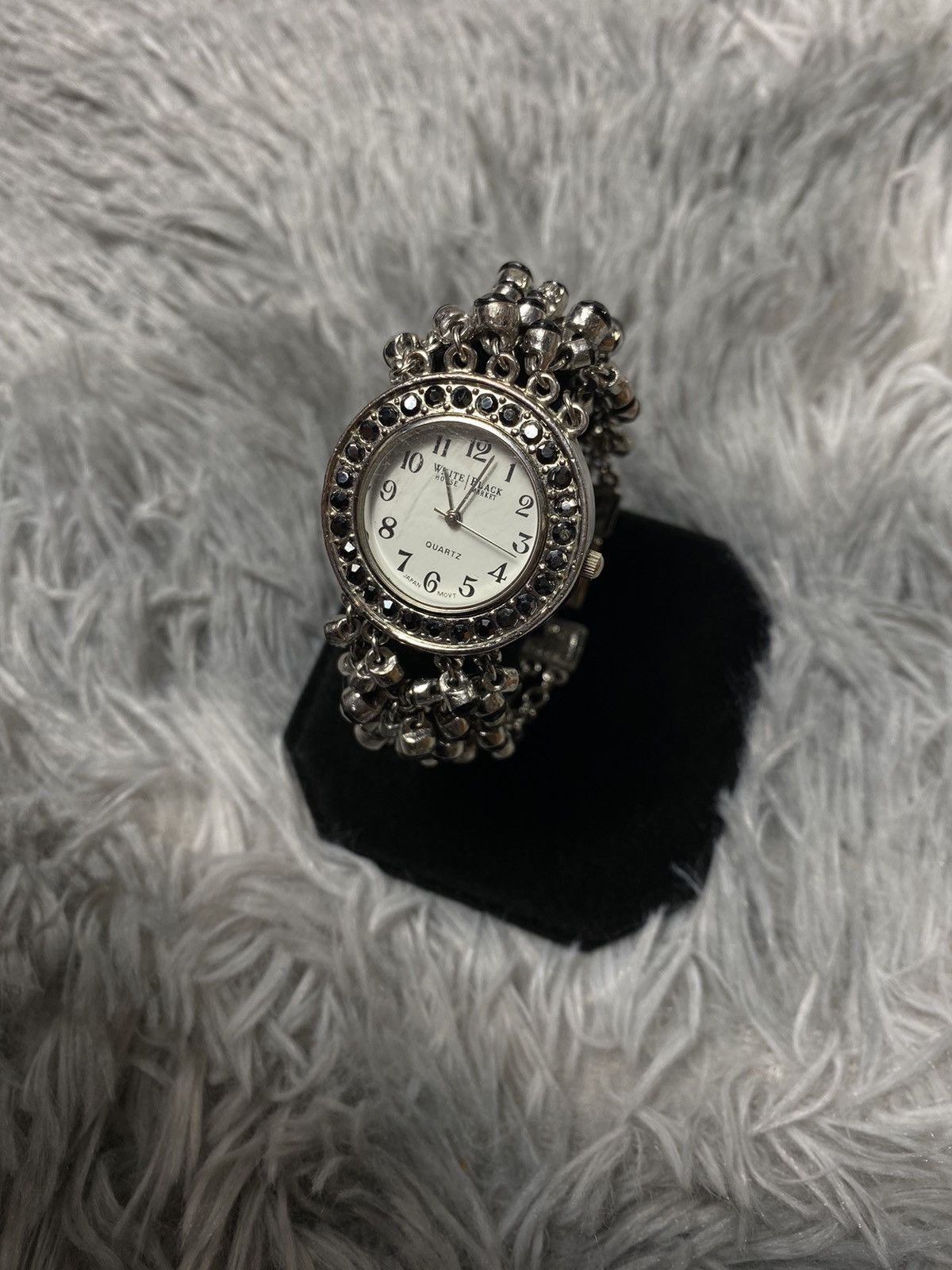 Japanese Brand × Jewelry × Vintage White Black House Market Bracelet Watch Japanese Brand Size ONE SIZE - 1 Thumbnail