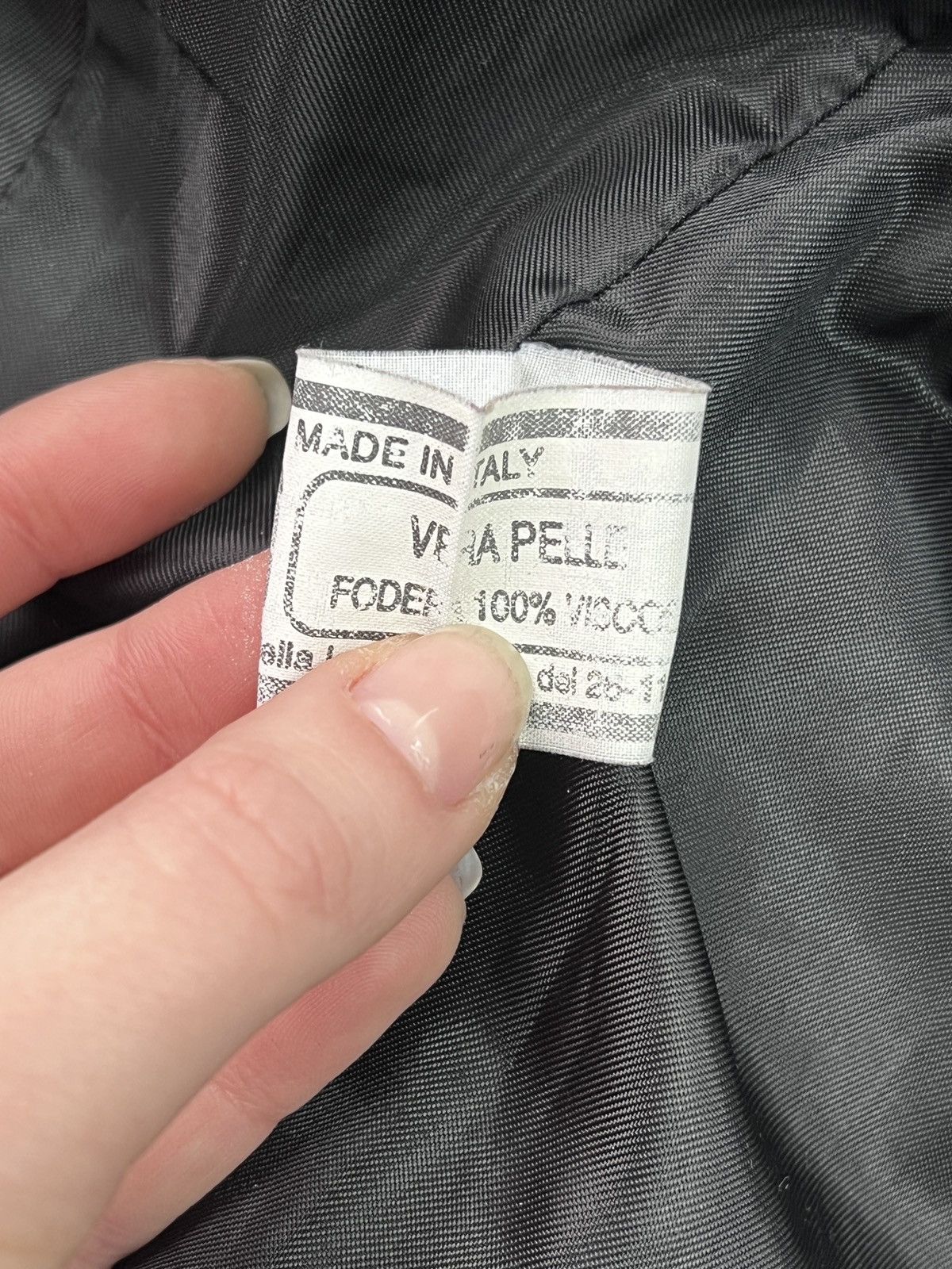Diesel Opium leather bomber diesel style avant garde y2k Size M / US 6-8 / IT 42-44 - 11 Thumbnail