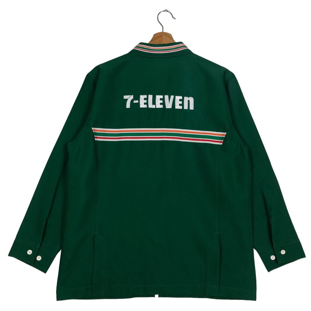 Japanese Brand 🔥90’s Vintage Work Jacket 7-Eleven Big Logo Japan Spell Out Size US M / EU 48-50 / 2 - 8 Thumbnail