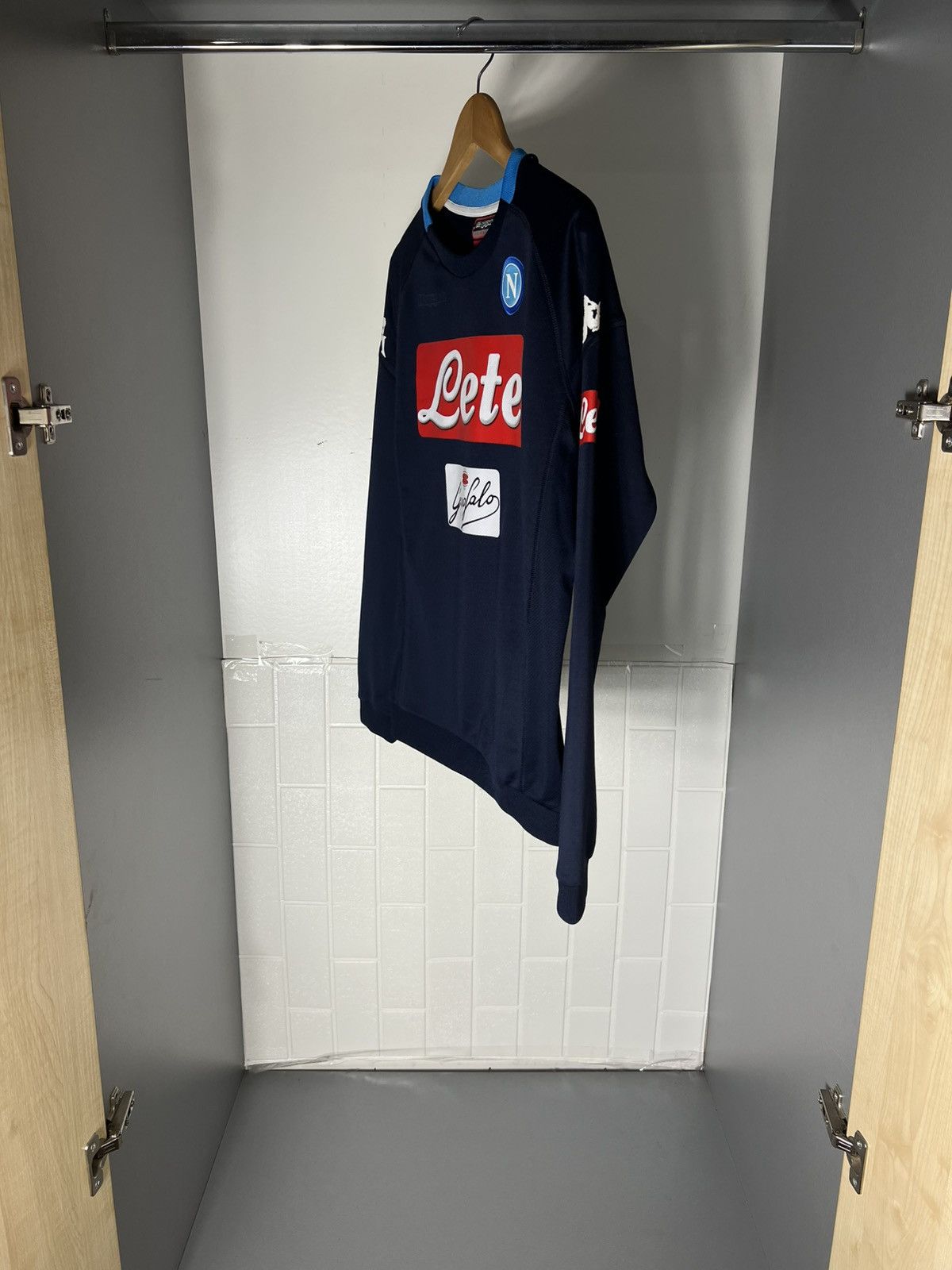 Kappa VINTAGE KAPPA FC NAPOLI ITALY RETRO SOCCER JERSEY Y2K 90s Size US S / EU 44-46 / 1 - 14 Thumbnail