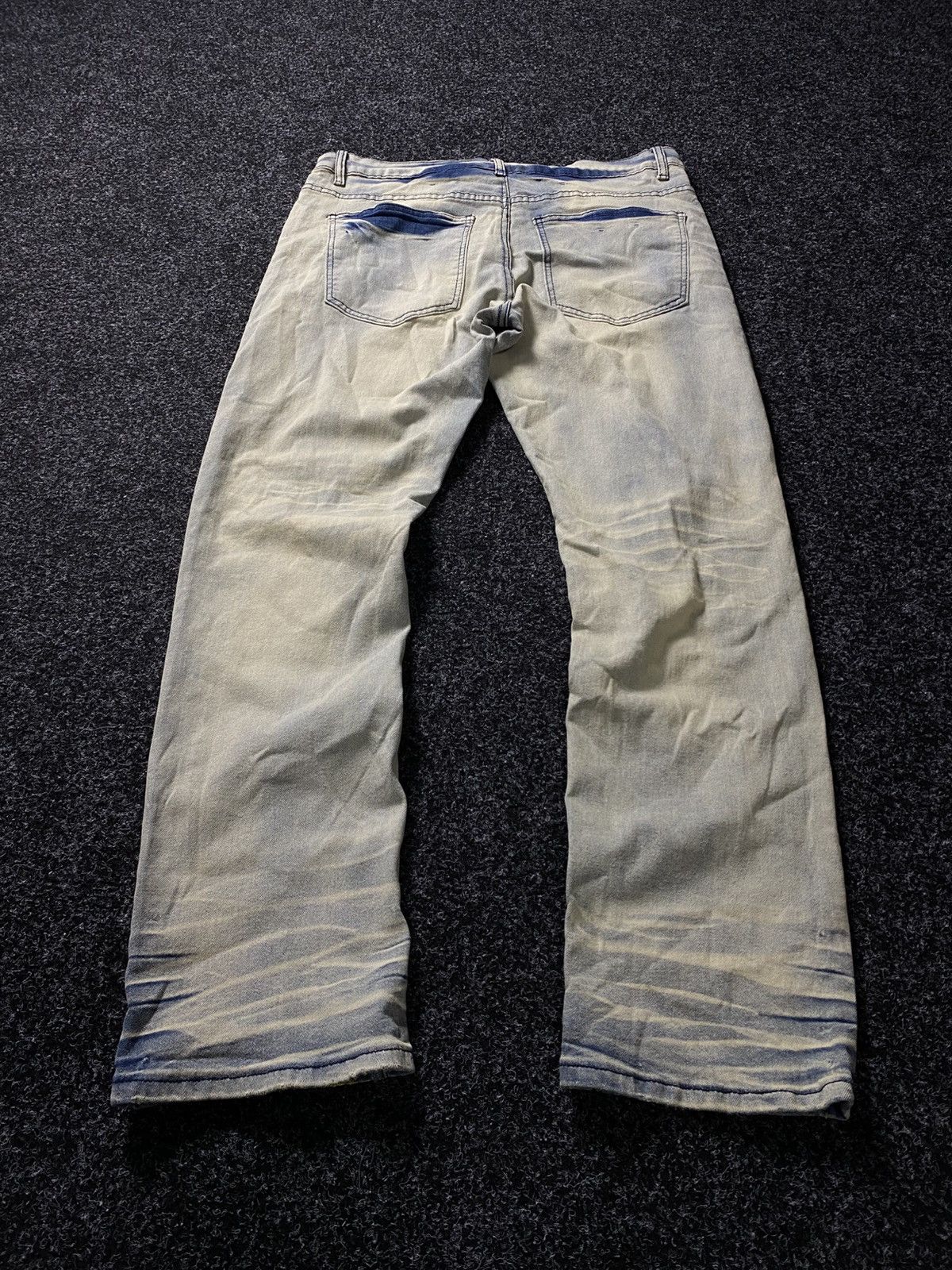 If Six Was Nine × Japanese Brand × Vintage Vintage 90s Y2K Distressed Punk Rock Jeans baggy pants Size US 32 / EU 48 - 6 Thumbnail