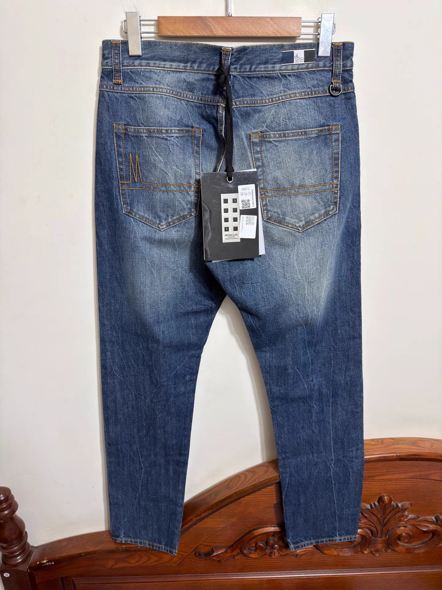 Moncler Moncler x Fragment Design Men's Slim Jeans 46 Size US 30 / EU 46 - 2 Thumbnail