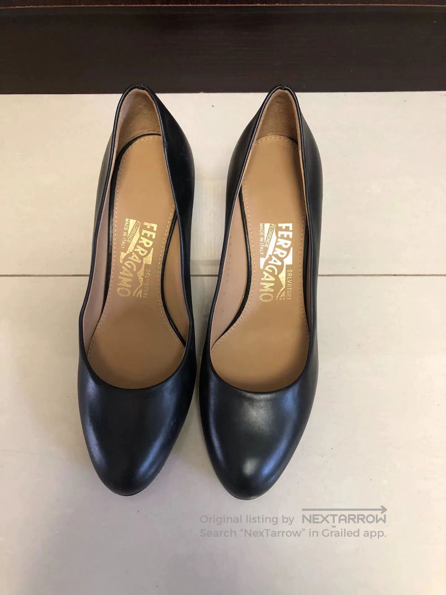 Salvatore Ferragamo Ferragamo Handmade Leather High Heels. Size US 4.5 / IT 34.5 - 1 Thumbnail