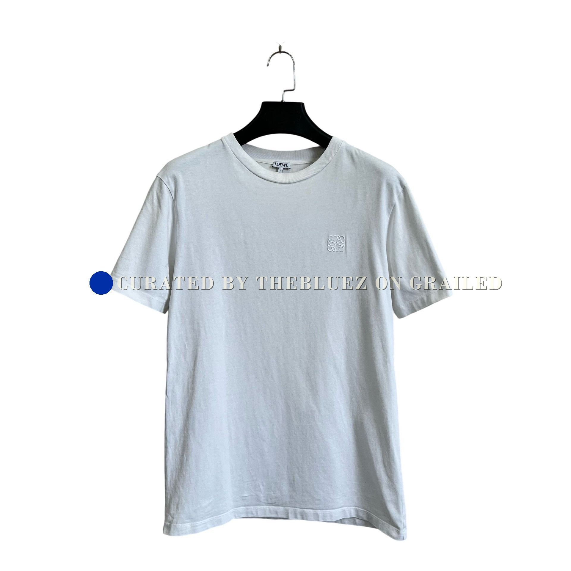 Loewe Loewe White Embroidered Short-Sleeve T-Shirt Size US S / EU 44-46 / 1 - 1 Thumbnail