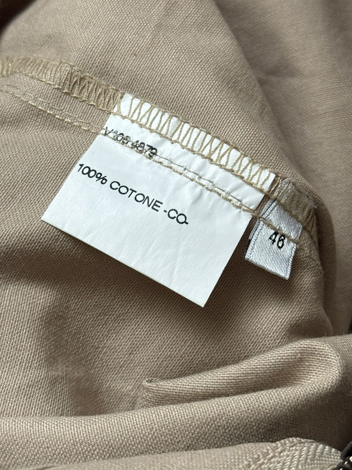 Mandarina Duck × Vintage Mandarina duck 🦆 46IT beige relaxed pant trouser chino Size 32" / US 10 / IT 46 - 8 Thumbnail