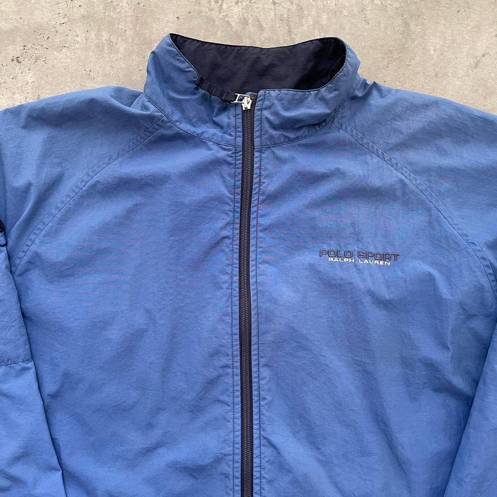 Polo Ralph Lauren Vintage Polo Sport Ralph Lauren Blue Windbreaker Size US L / EU 52-54 / 3 - 2 Thumbnail