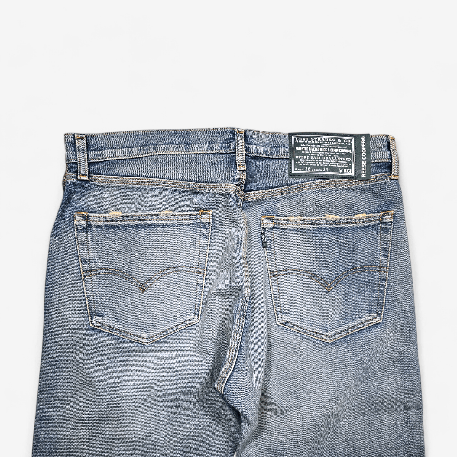 Levi's × Reese Cooper New Levi's x Reese Cooper Straight Fit Jeans Denim W36L34 Size US 36 / EU 52 - 6 Thumbnail