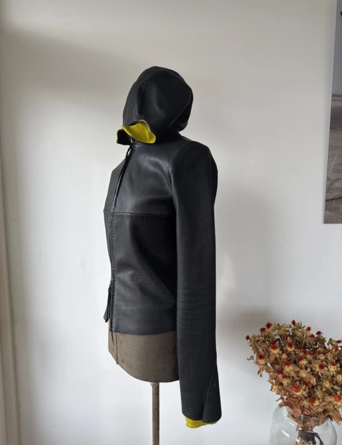 Ma+ Ma+ leather jacket with hood Size XS / US 0-2 / IT 36-38 - 3 Thumbnail
