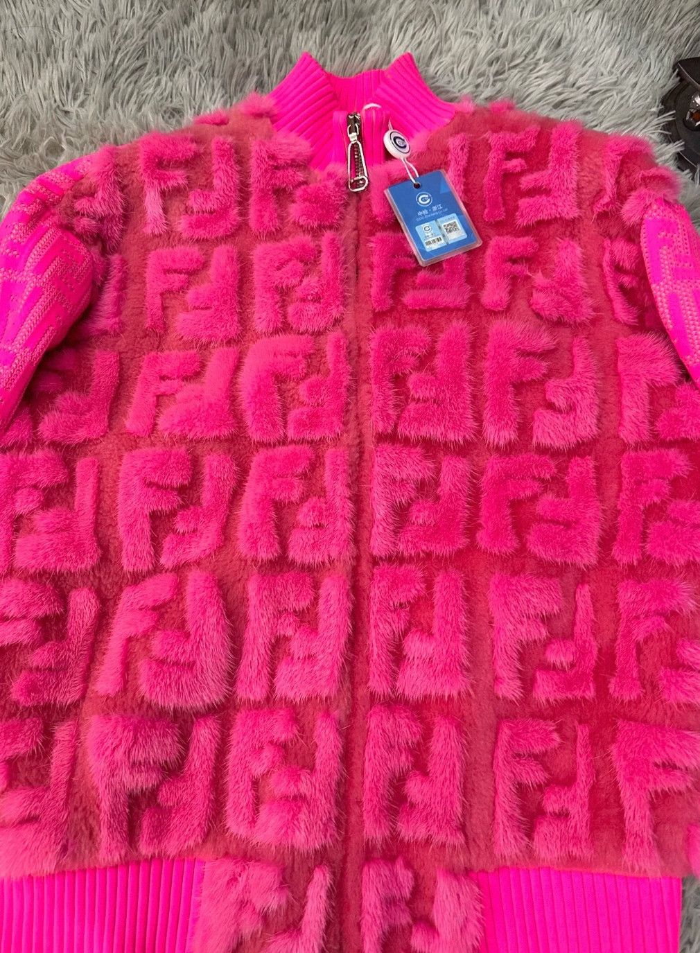 Fendi Fendi Coral Pink Mink Fur Jacket Size XS / US 0-2 / IT 36-38 - 3 Thumbnail
