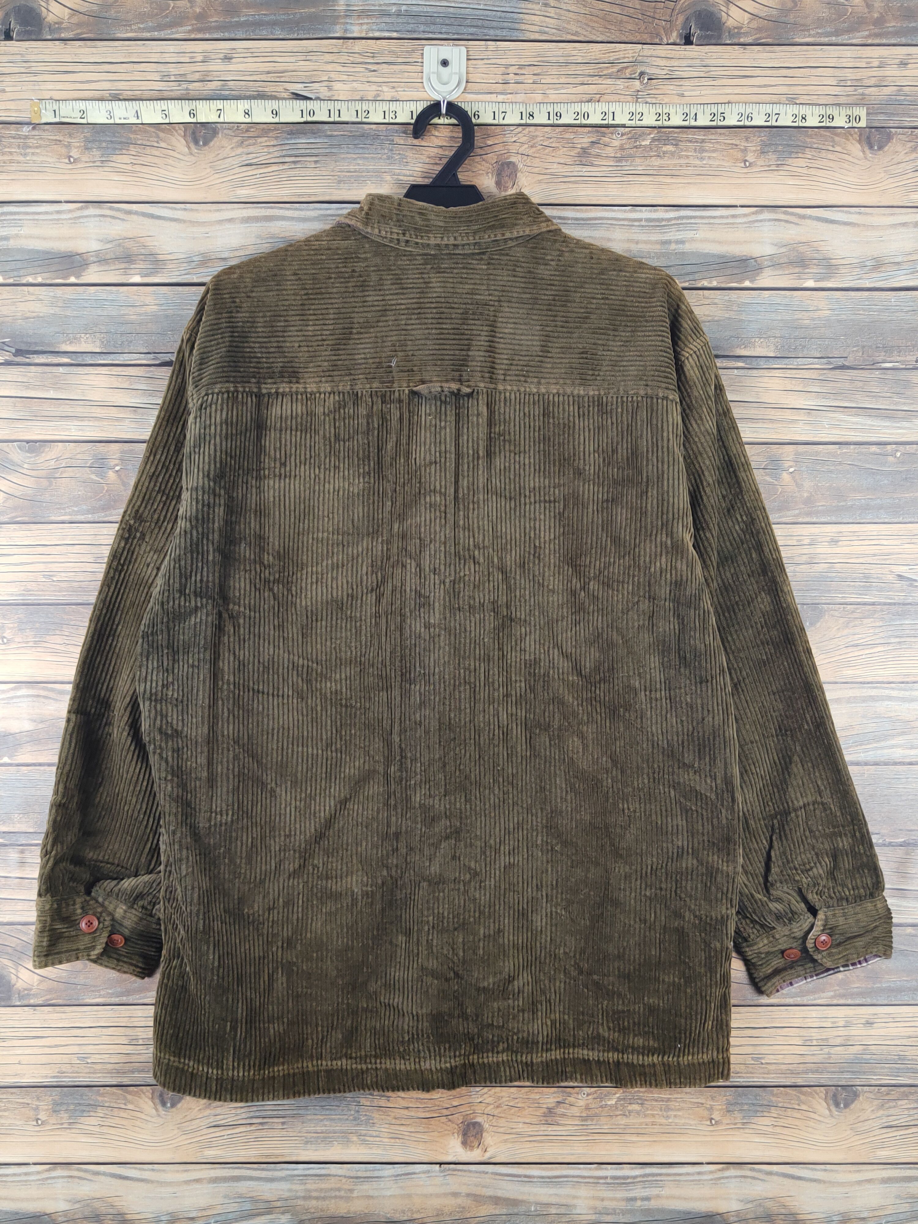 Vintage George Thomas Hawkins Olive Corduroy jacket #W1758 Size US M / EU 48-50 / 2 - 9 Thumbnail
