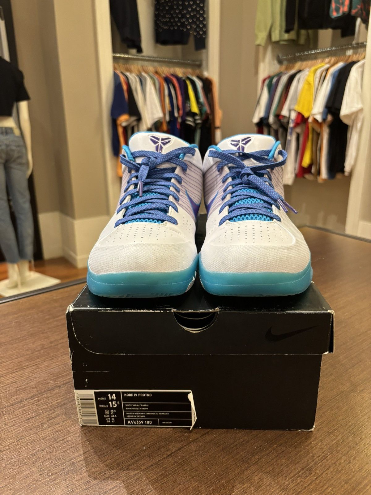 Nike Nike Kobe 4 Protro- Draft Day Hornets Size US 14 / EU 47 - 5 Thumbnail