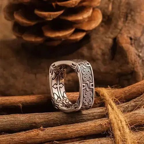 Other Square Vintage Ring Size ONE SIZE - 1 Thumbnail