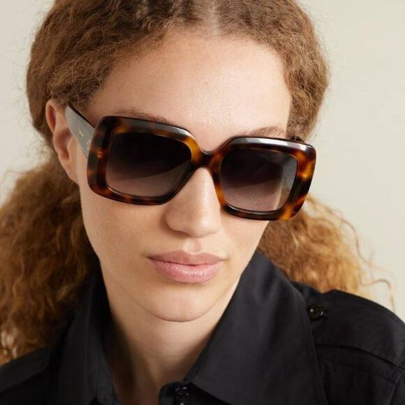 Celine 🕶️ New Celine CL40263I 42F Sunglasses - Shiny Orange Frame Size ONE SIZE - 4 Thumbnail