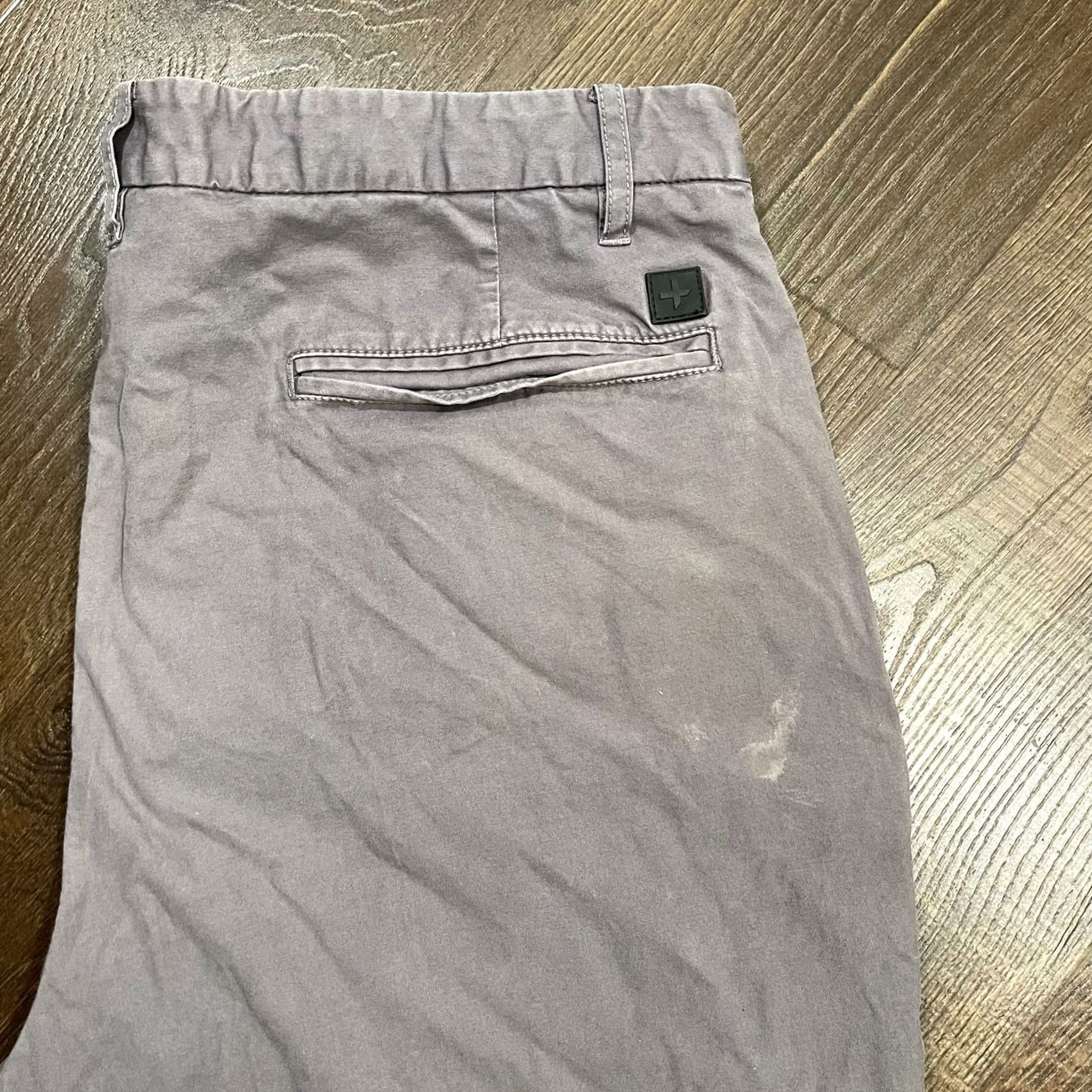 Tavik Tavik Pants Men Chino 36x24.5 Gray Slimming Straight Front Flat Front Casual Bottoms Modern Regular XS? Size US 36 / EU 52 - 6 Thumbnail