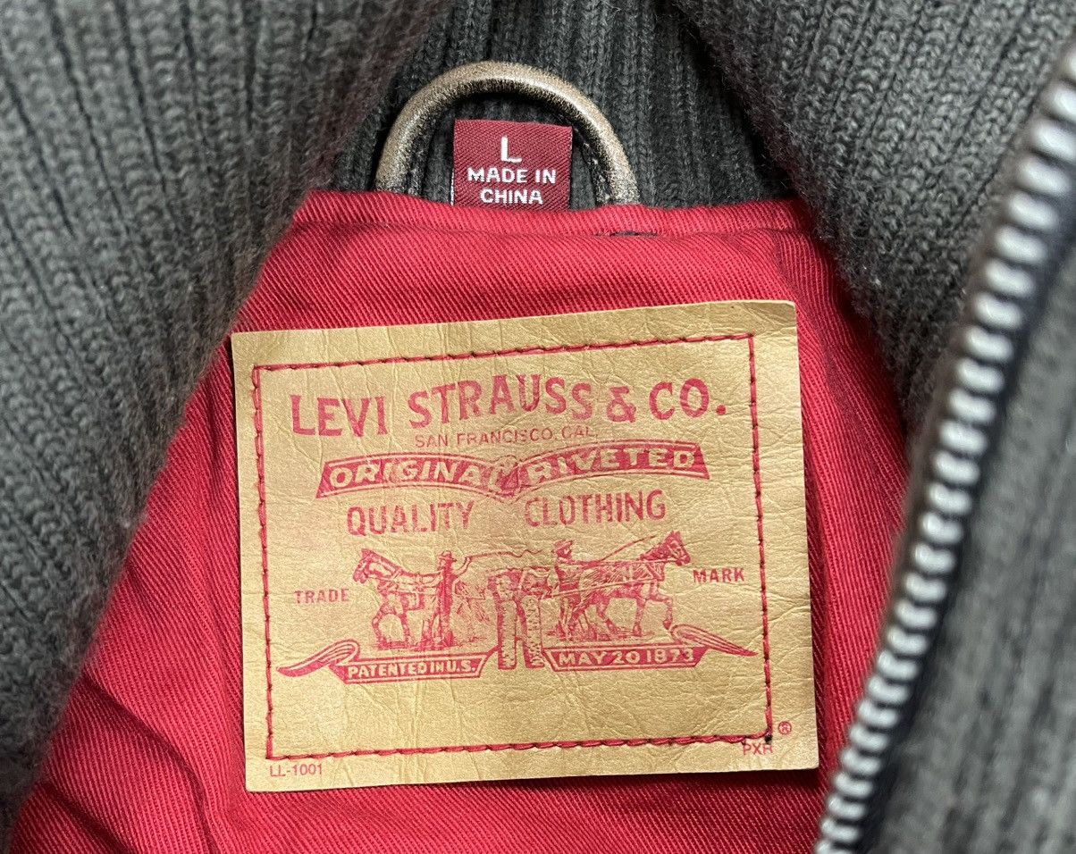 Levi's × Levi's Made & Crafted LEVIS LEATHER OUTER SHELL BROWN JACKET L Size US L / EU 52-54 / 3 - 2 Thumbnail