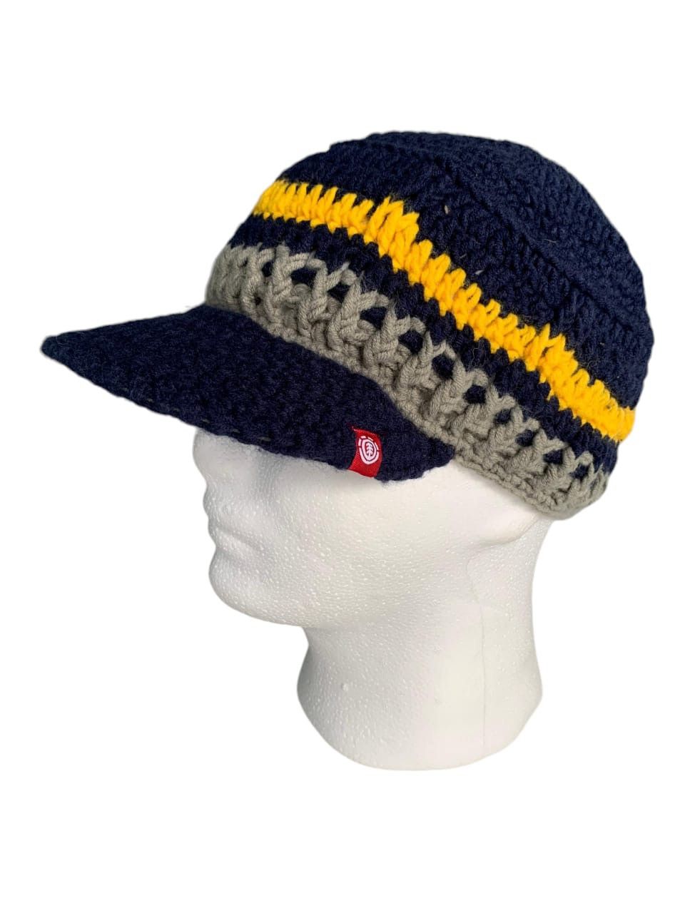 Element × Japanese Brand × Vintage Element Crowns Stripe Multicolour Knitted Hats Size ONE SIZE - 1 Thumbnail