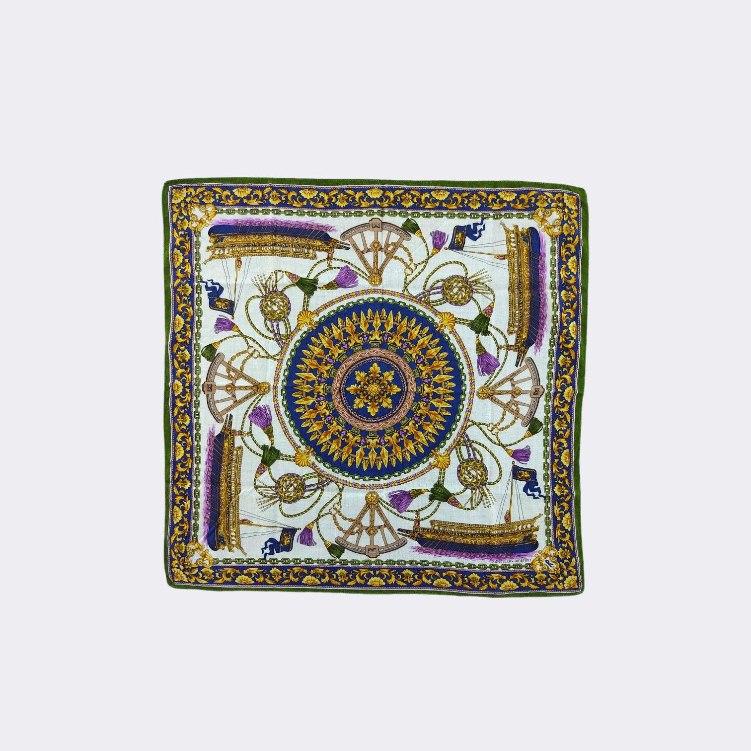 Roberta di Camerino Vintage Roberta di Camerino Handkerchief Neckerchief H083K Size ONE SIZE - 2 Thumbnail
