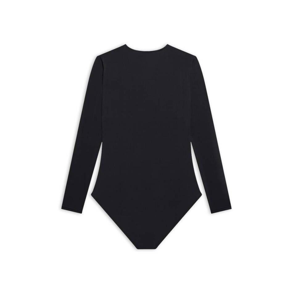 Balenciaga o1mt1gz1024 Body Long Sleeve Top in Black Size S / US 4 / IT 40 - 2 Thumbnail