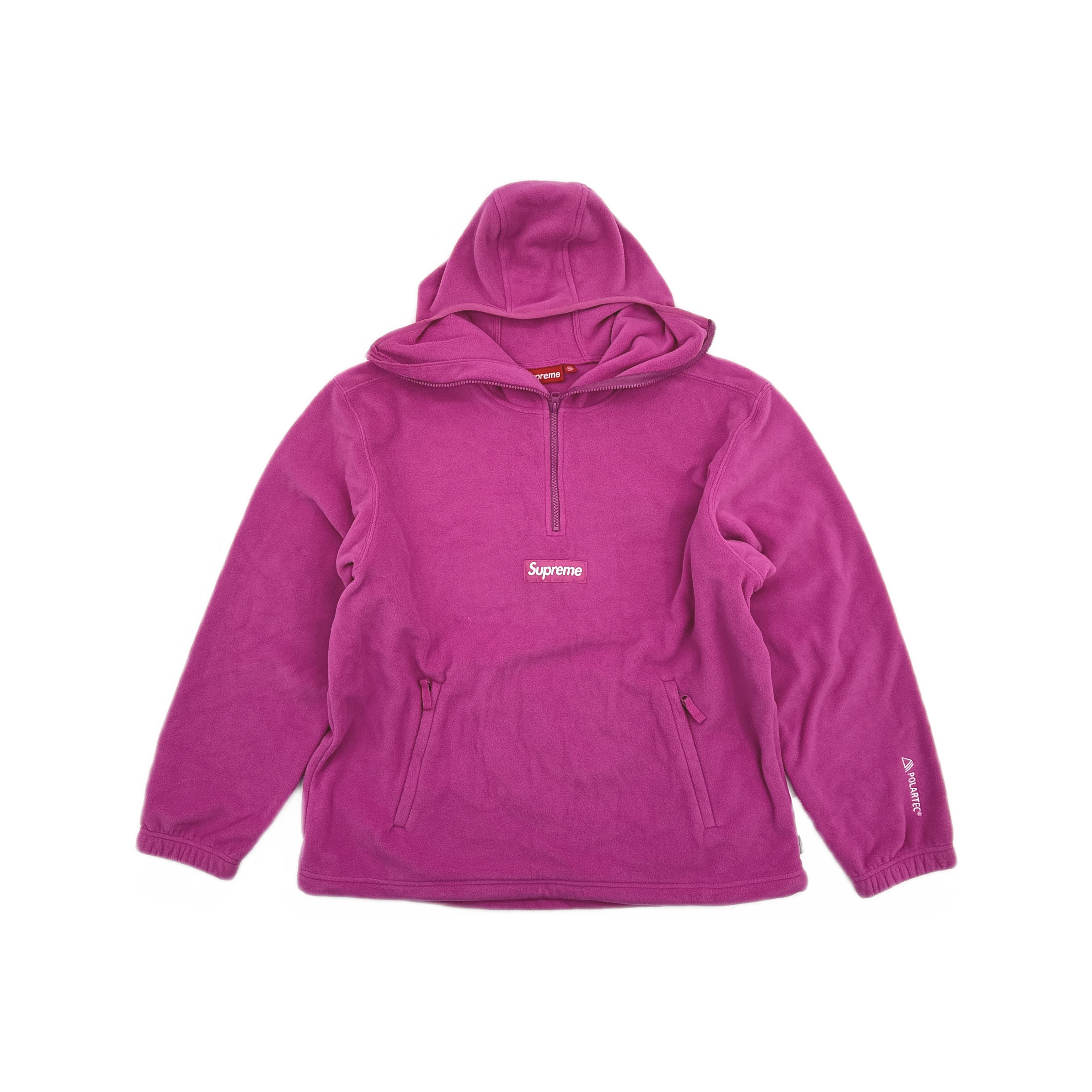 Supreme Supreme Polartec Half Zip Hooded Sweatshirt Size L Size US L / EU 52-54 / 3 - 1 Thumbnail